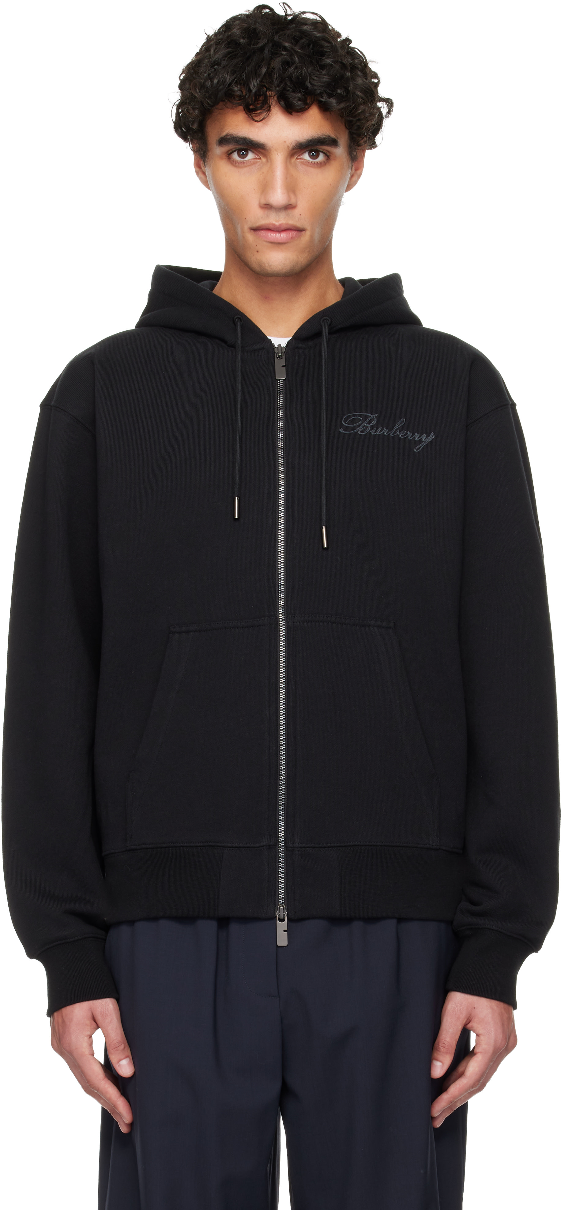 Burberry - Pull à capuche Rory noir
