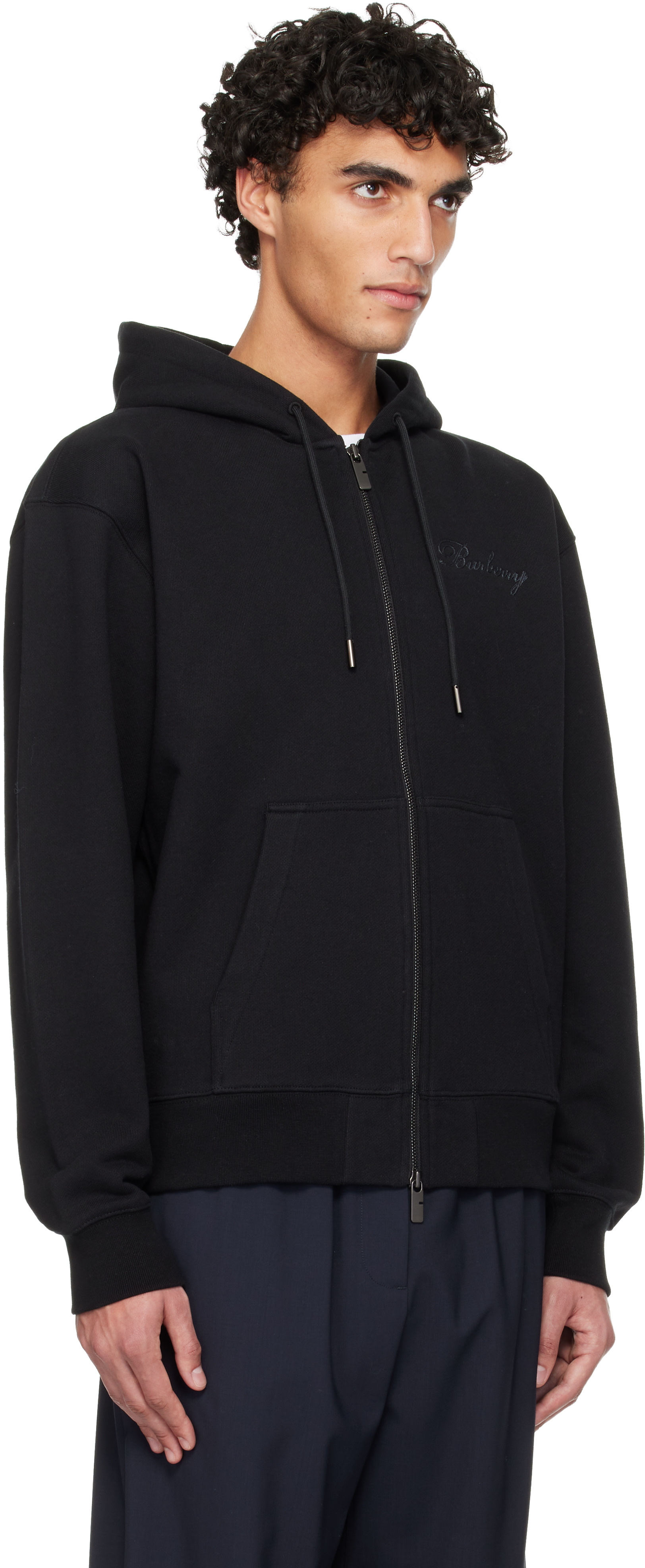 Burberry - Pull à capuche Rory noir
