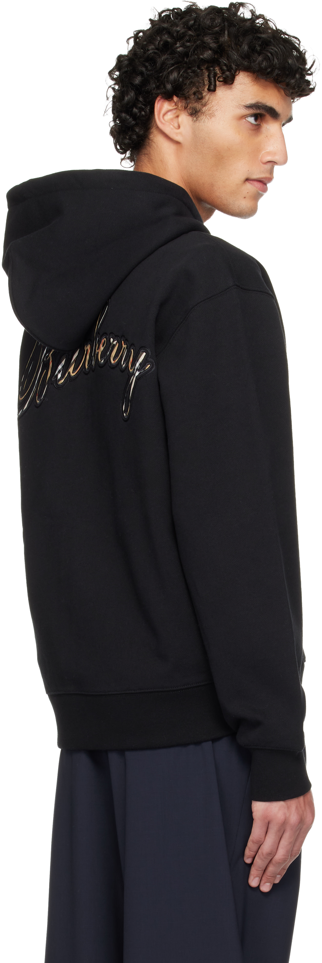 Burberry - Pull à capuche Rory noir