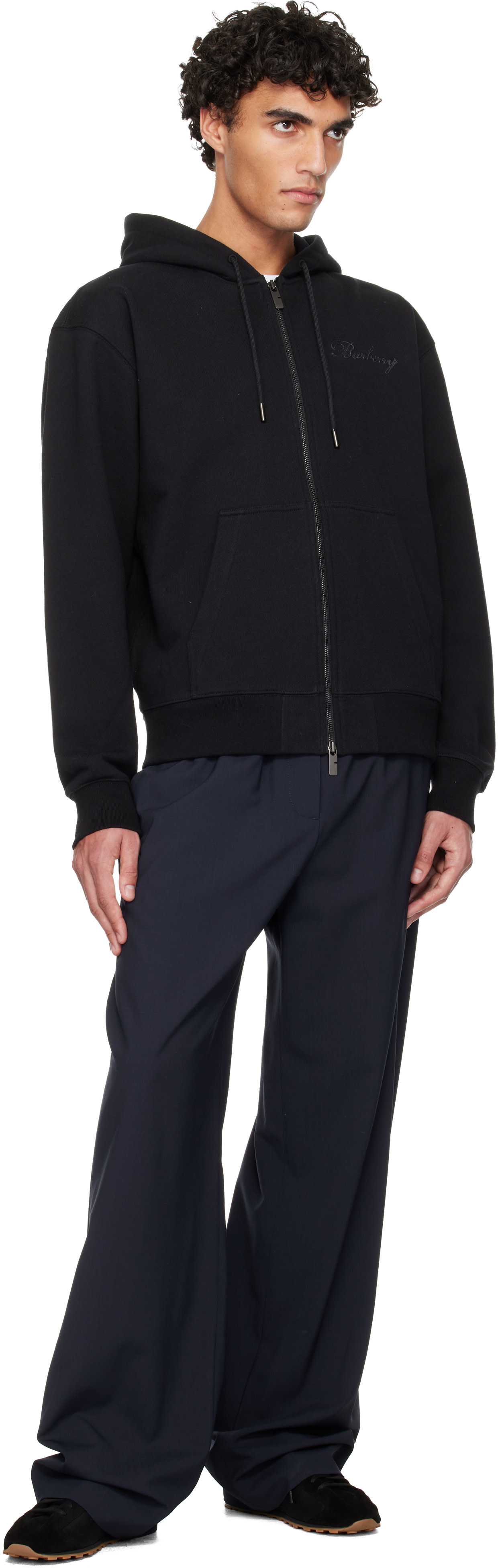 Burberry - Pull à capuche Rory noir