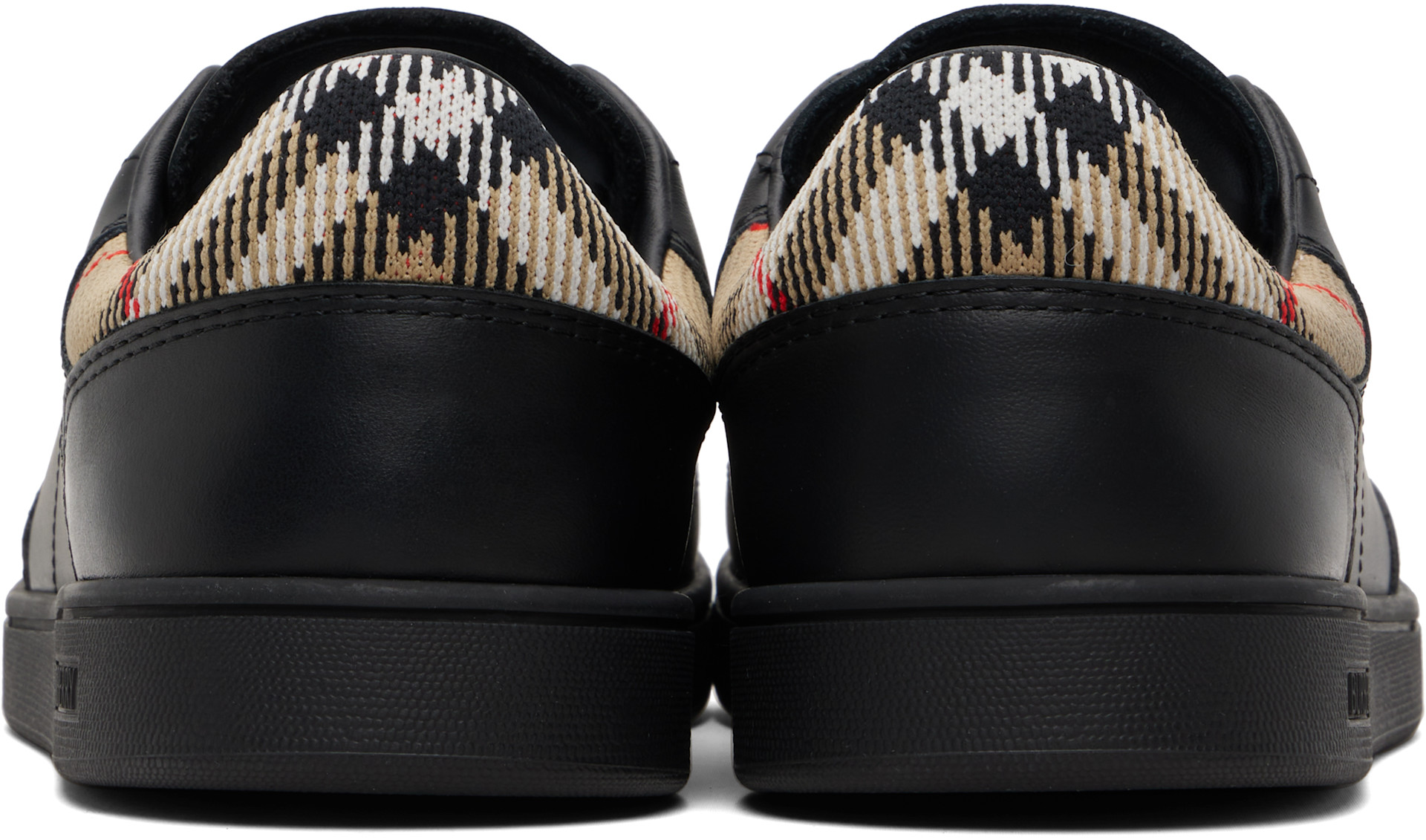 Burberry - ブラック Leather Set スニーカー