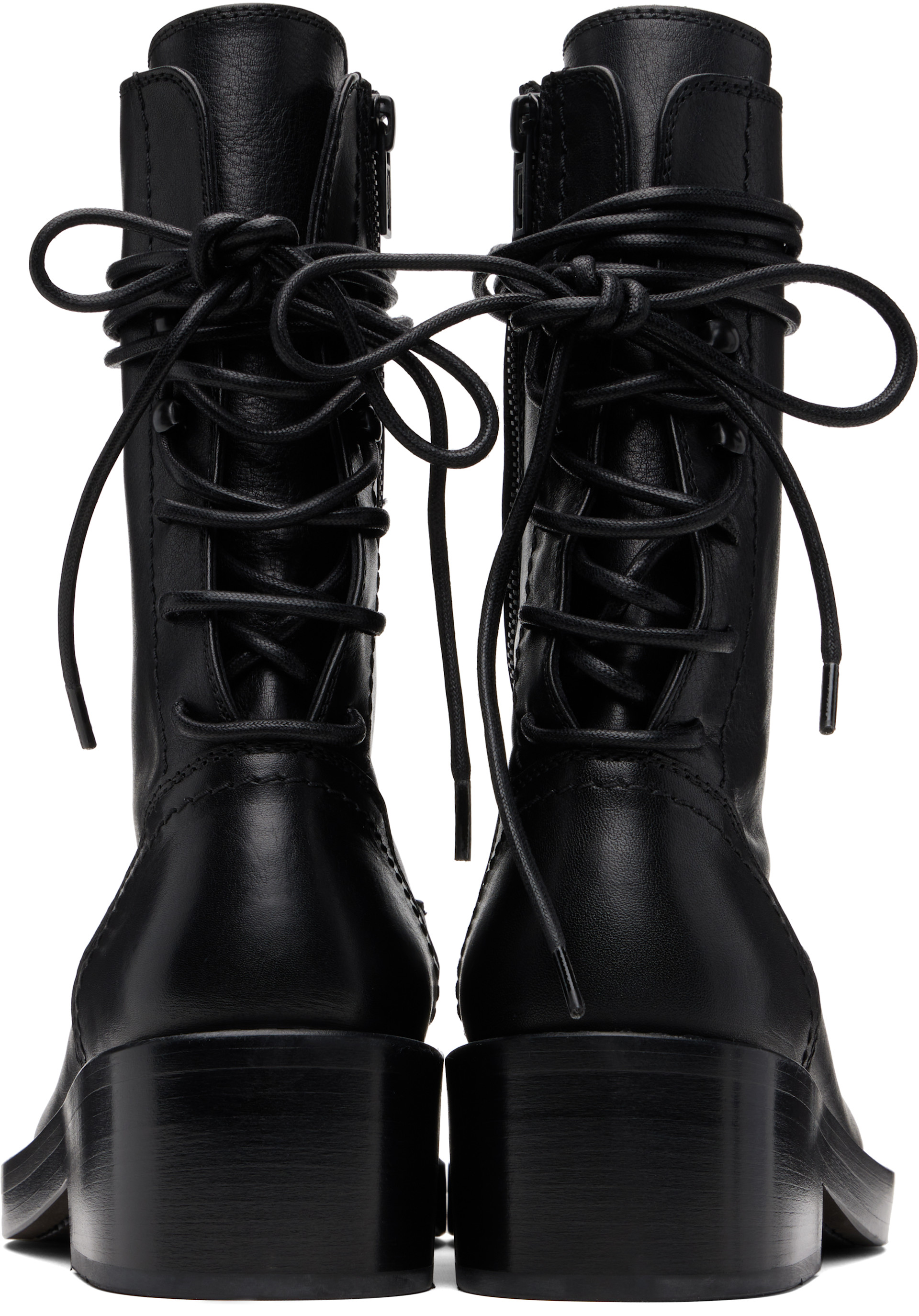 Ann Demeulemeester: Black Henrica Boots | SSENSE