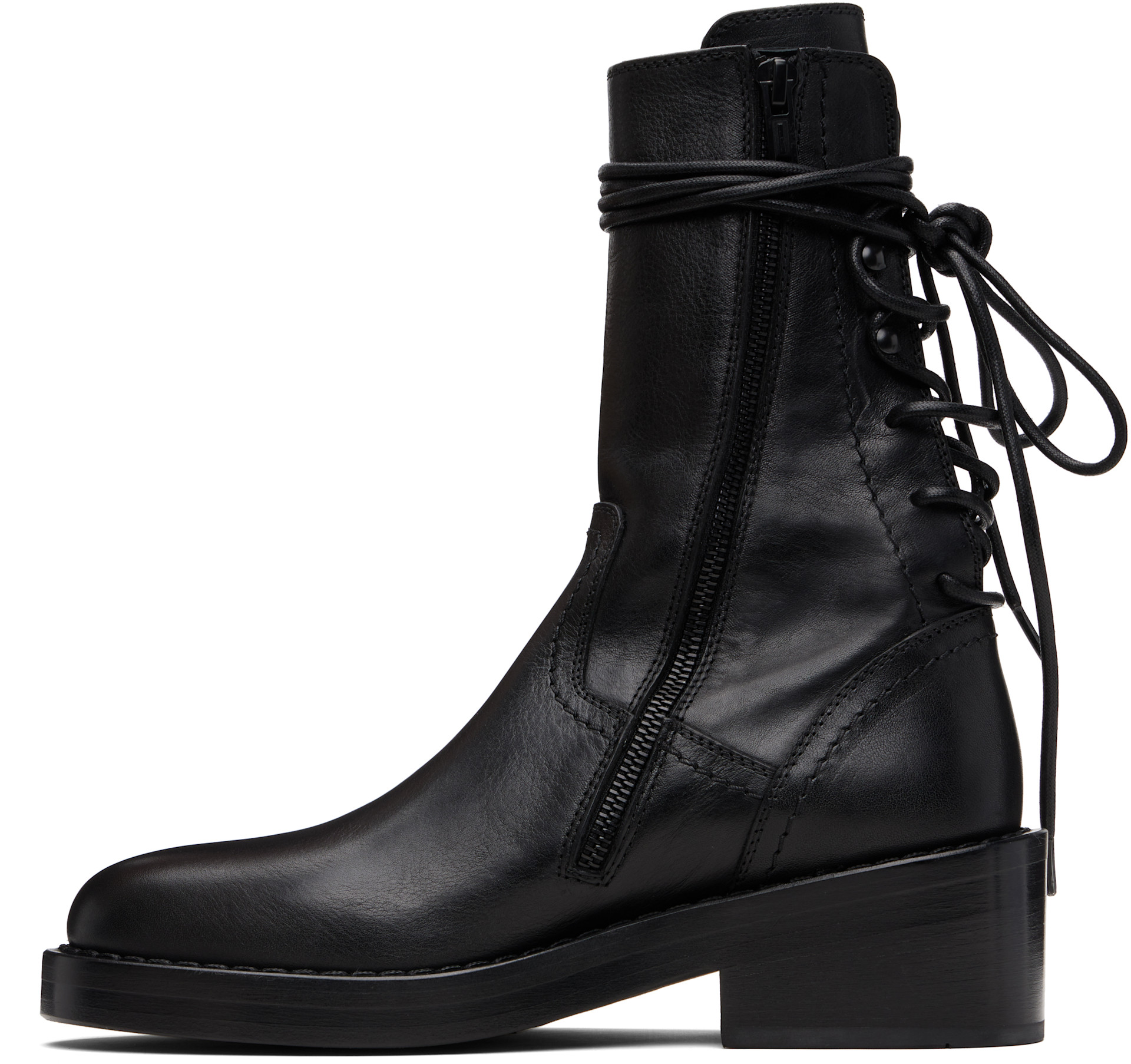 Ann Demeulemeester: Black Henrica Boots | SSENSE