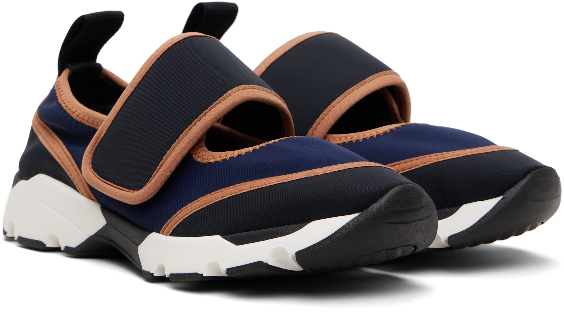 Marni - Navy Velcro Sneakers