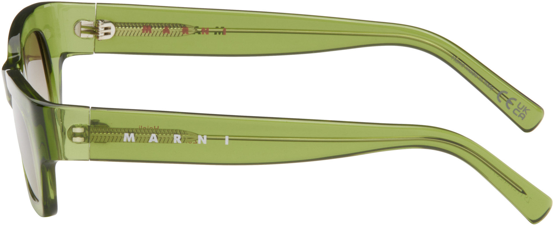 Marni: Green RETROSUPERFUTURE Edition Haicli Sunglasses | SSENSE