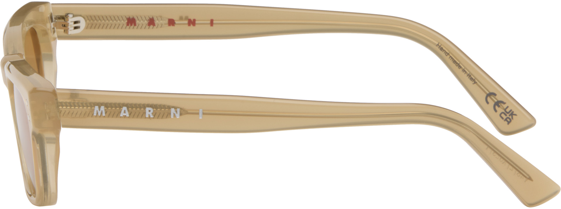Marni: Beige RETROSUPERFUTURE Edition Floosa Sunglasses | SSENSE