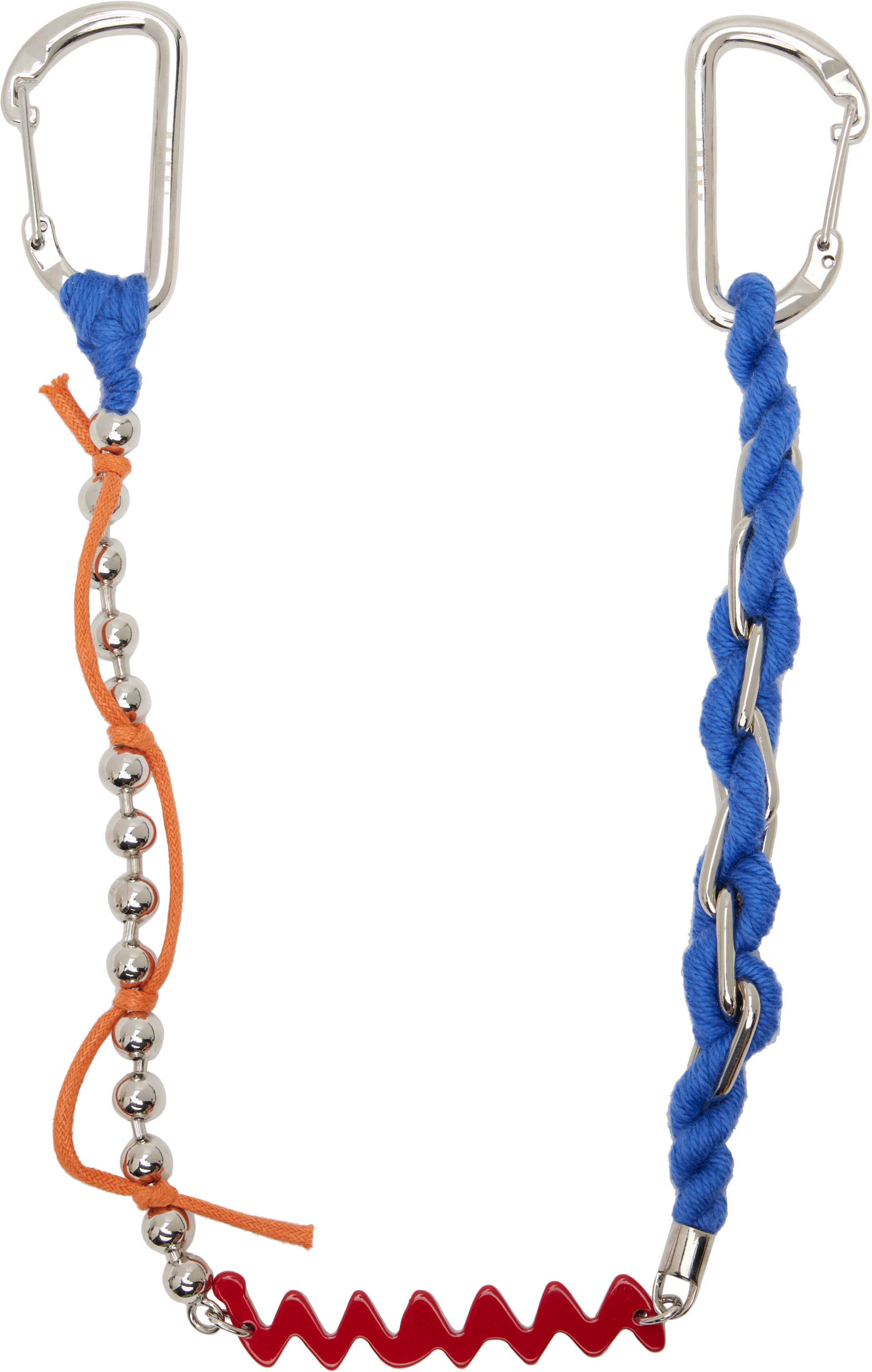 マルニ　アクセサリー Marni: マルチカラー Enamel Marni Symbol Double Hook Charm