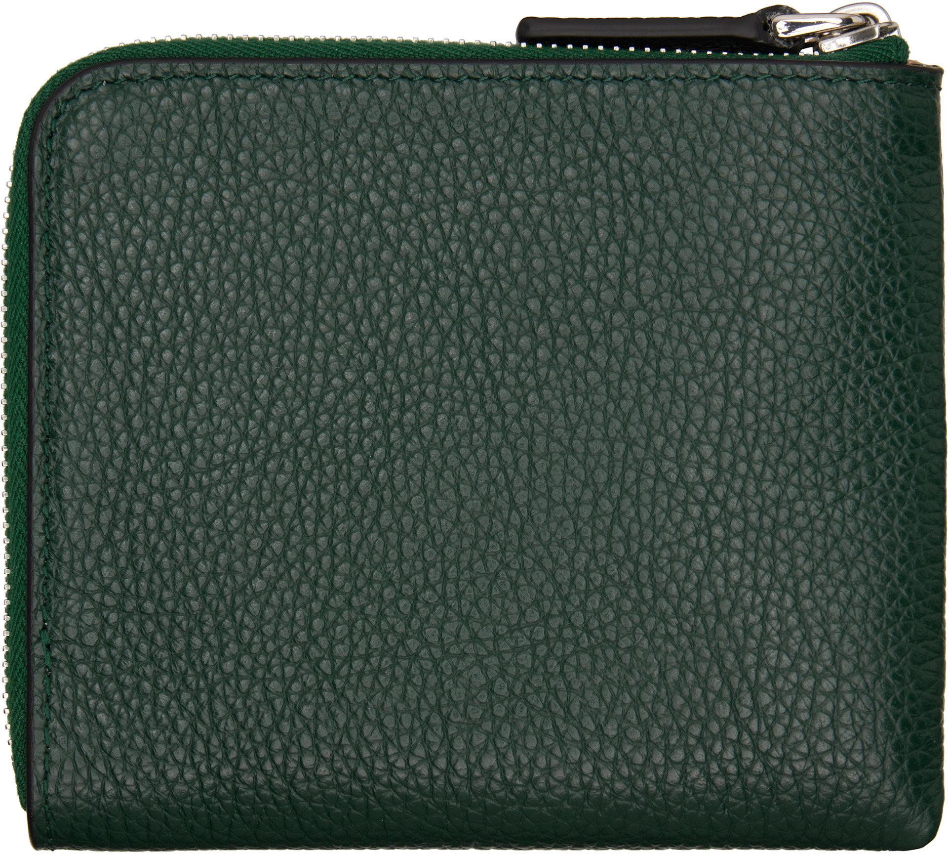 Marni: グリーン 'Marni Mending' Embroidery ジップアラウンド