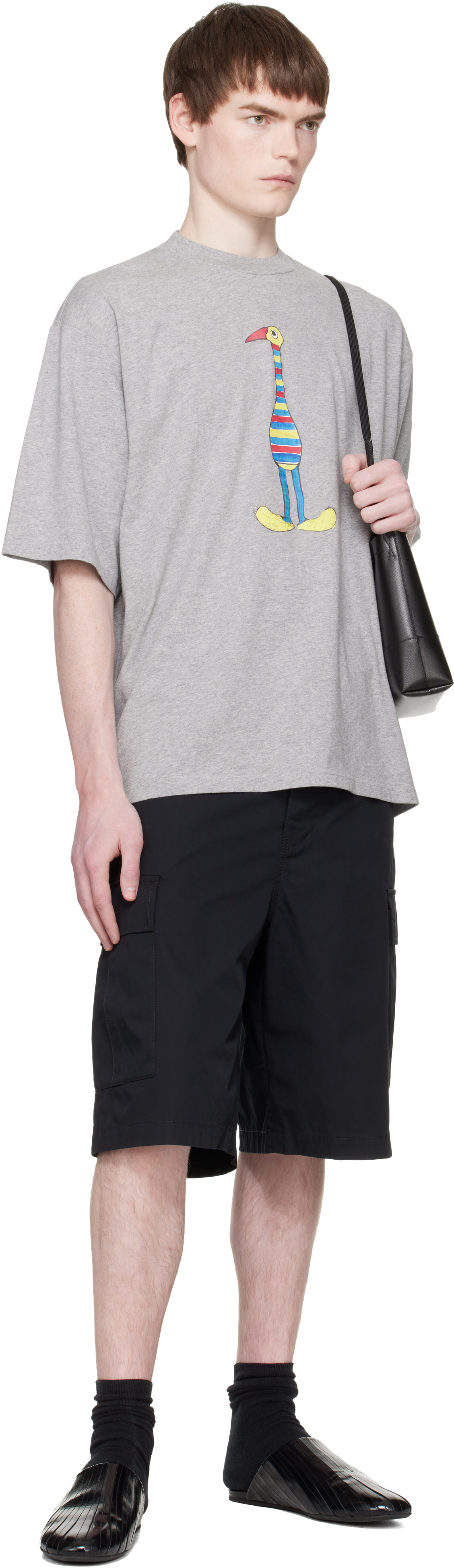 Marni - Black Shoelace Strap Crossbody Bag