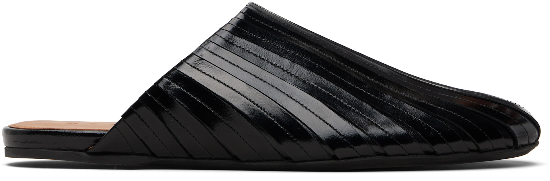 Marni - Black Sabot Slip-on Loafers