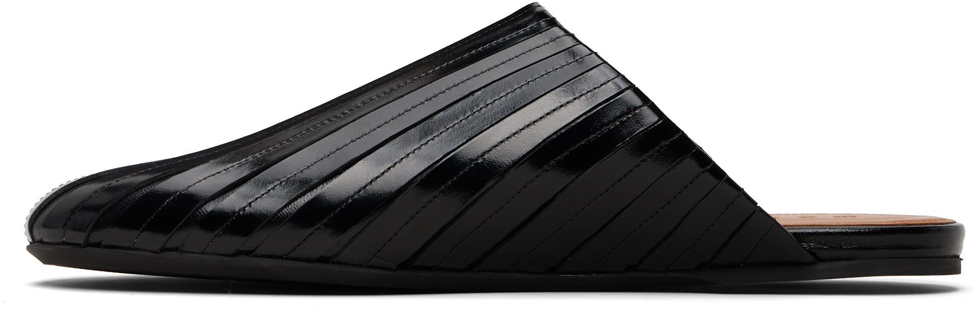 Marni - Black Sabot Slip-on Loafers