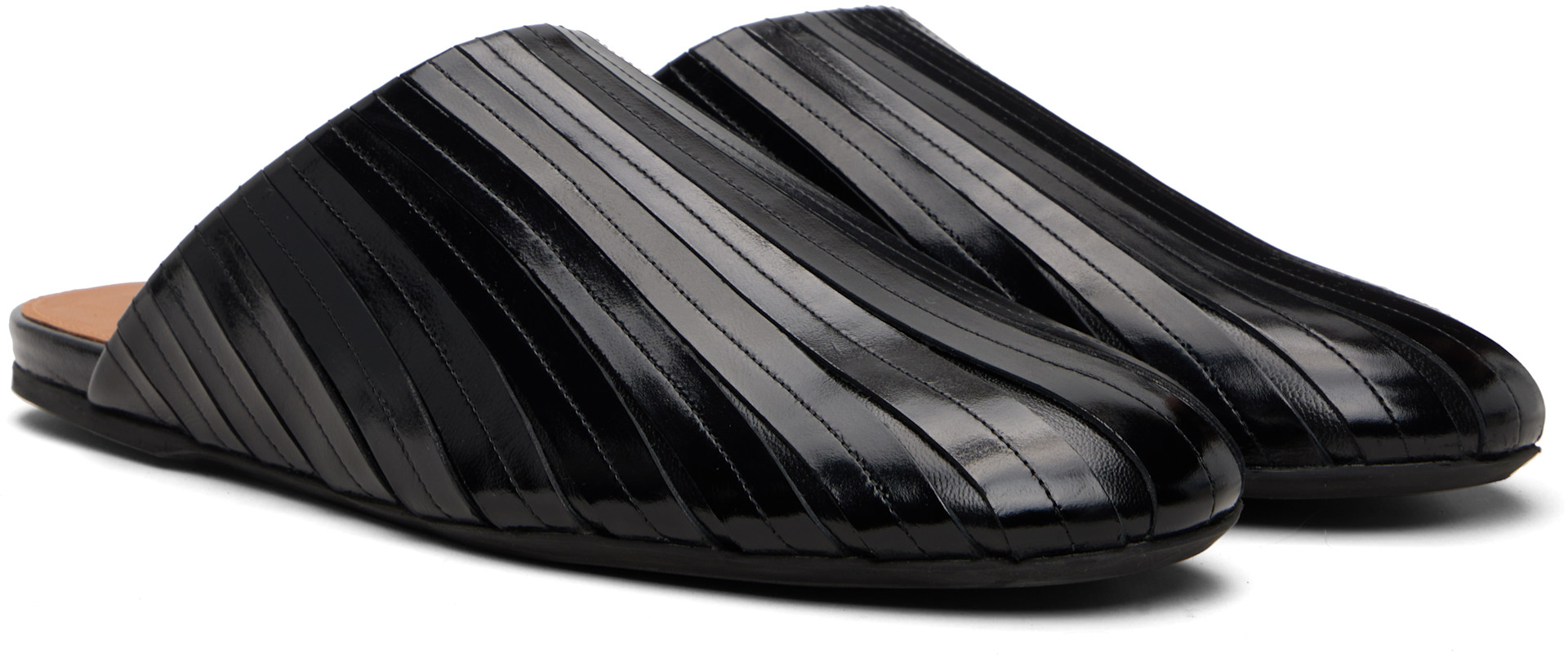 Marni - Black Sabot Slip-on Loafers