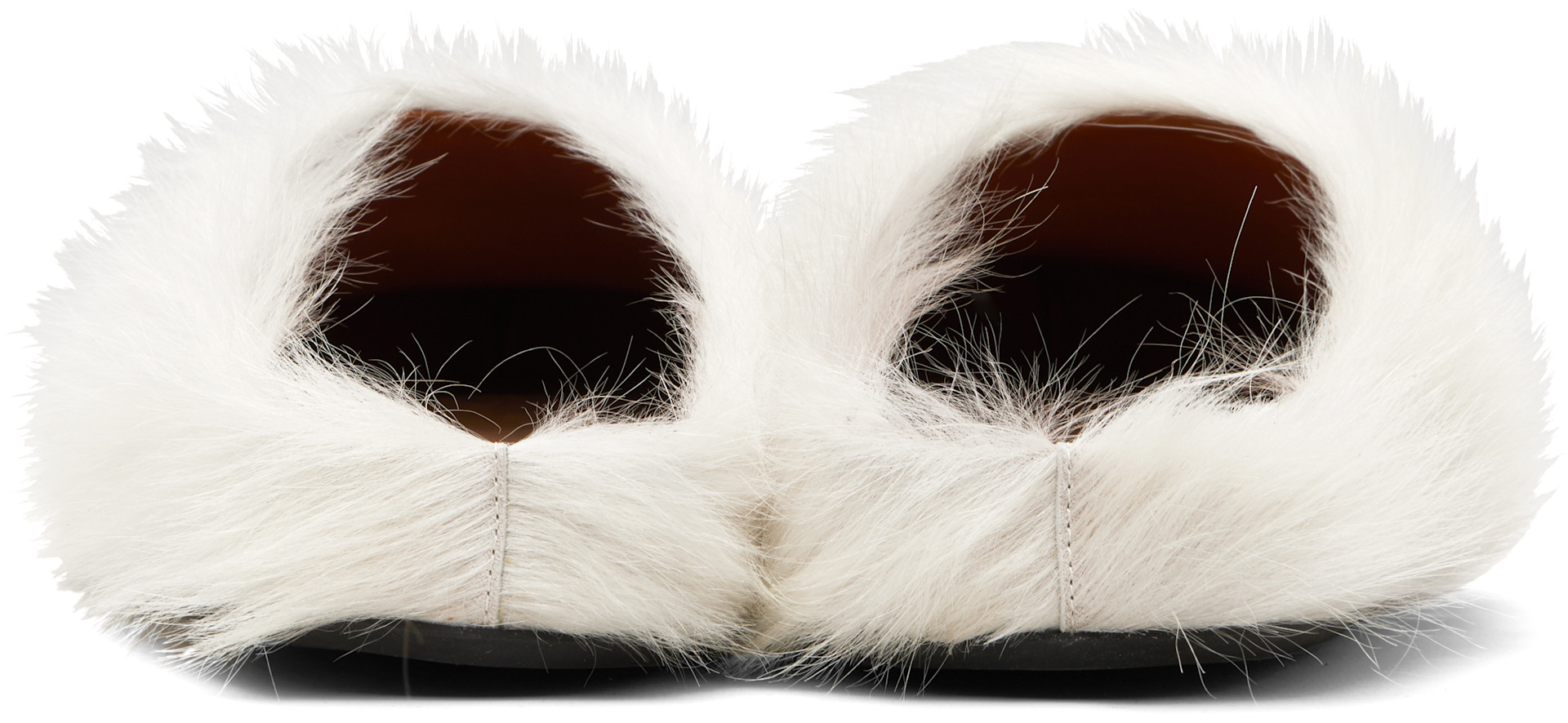 Marni - Off-White Fussbett Sabot Slip-on Loafers