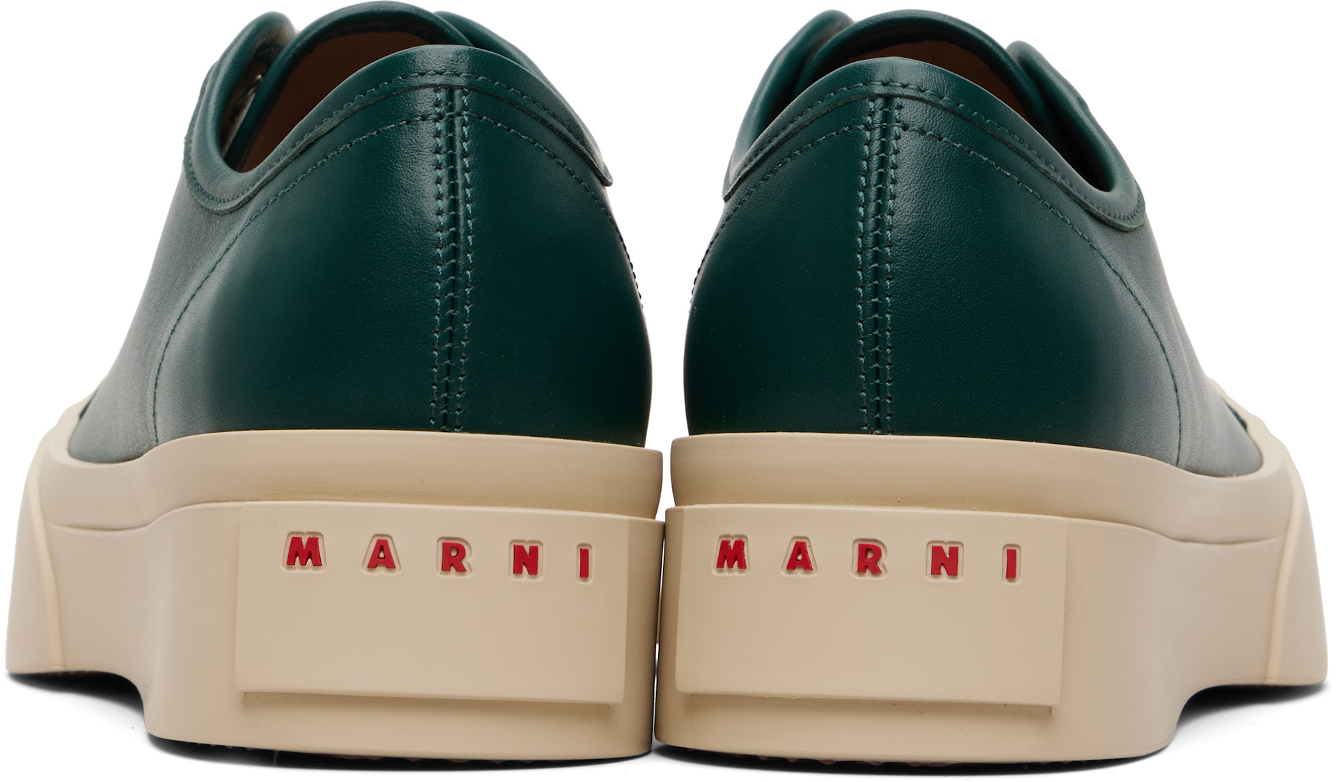 Marni - Baskets vertes à semelle Pablo