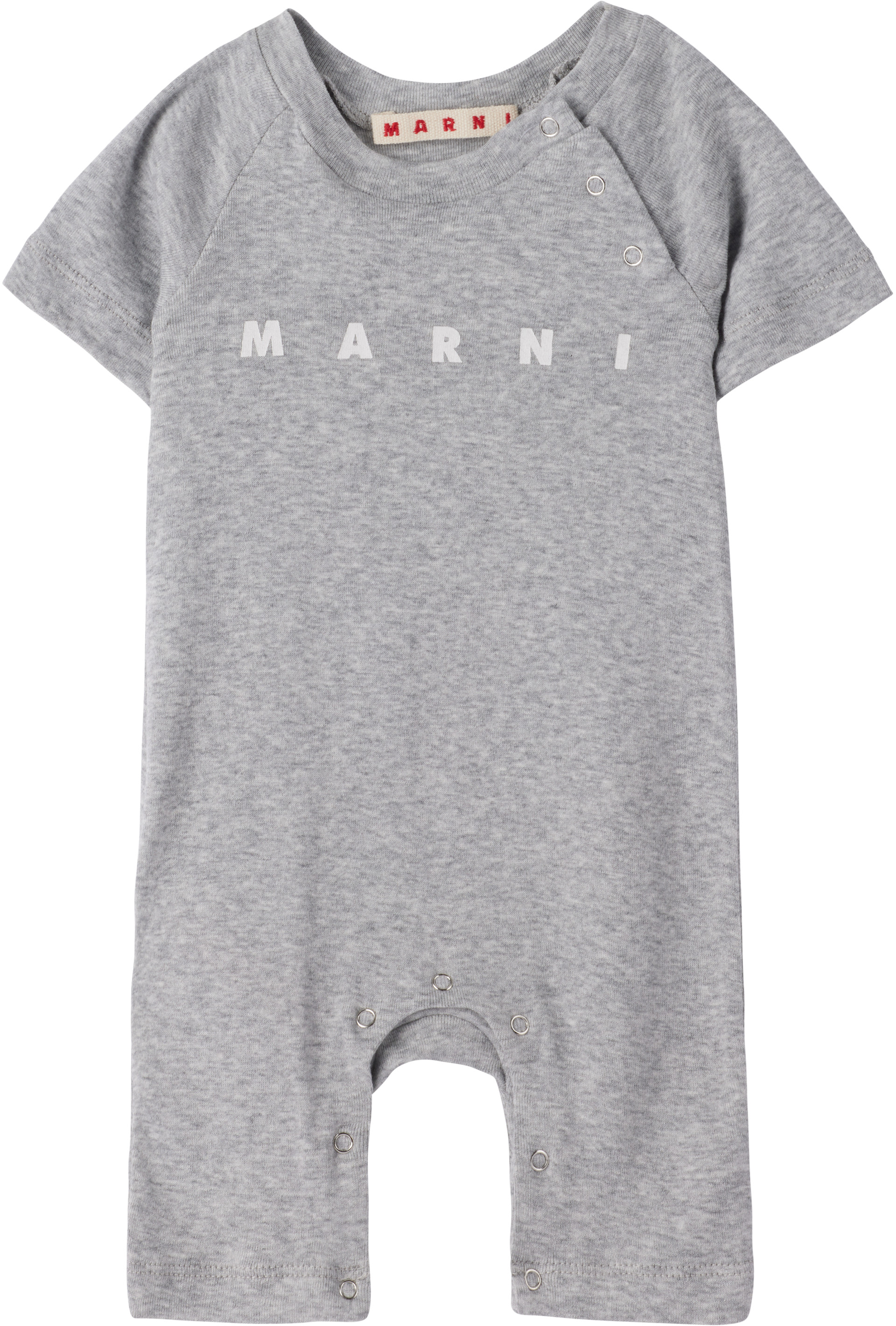 Marni - Bébé | Ensemble de justaucorps gris en coton