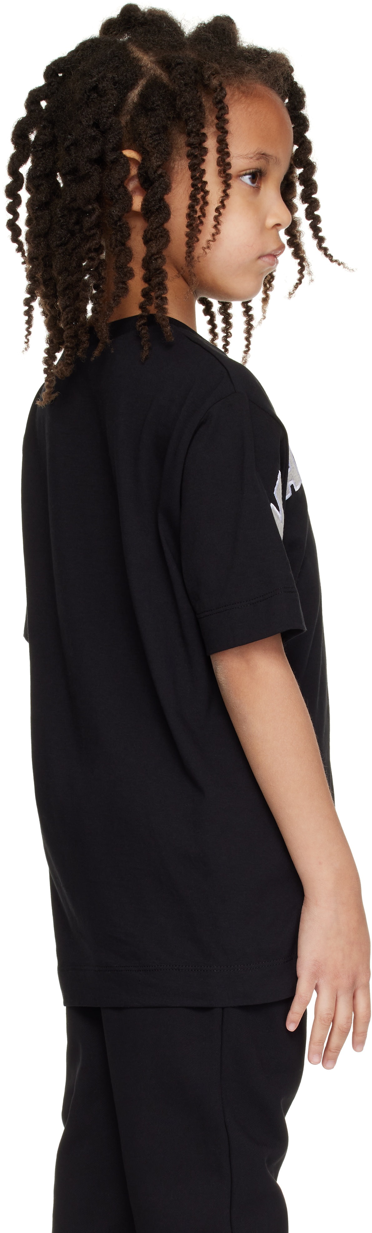 Marni: キッズ｜ブラック ロゴアップリケ Tシャツ | SSENSE 日本
