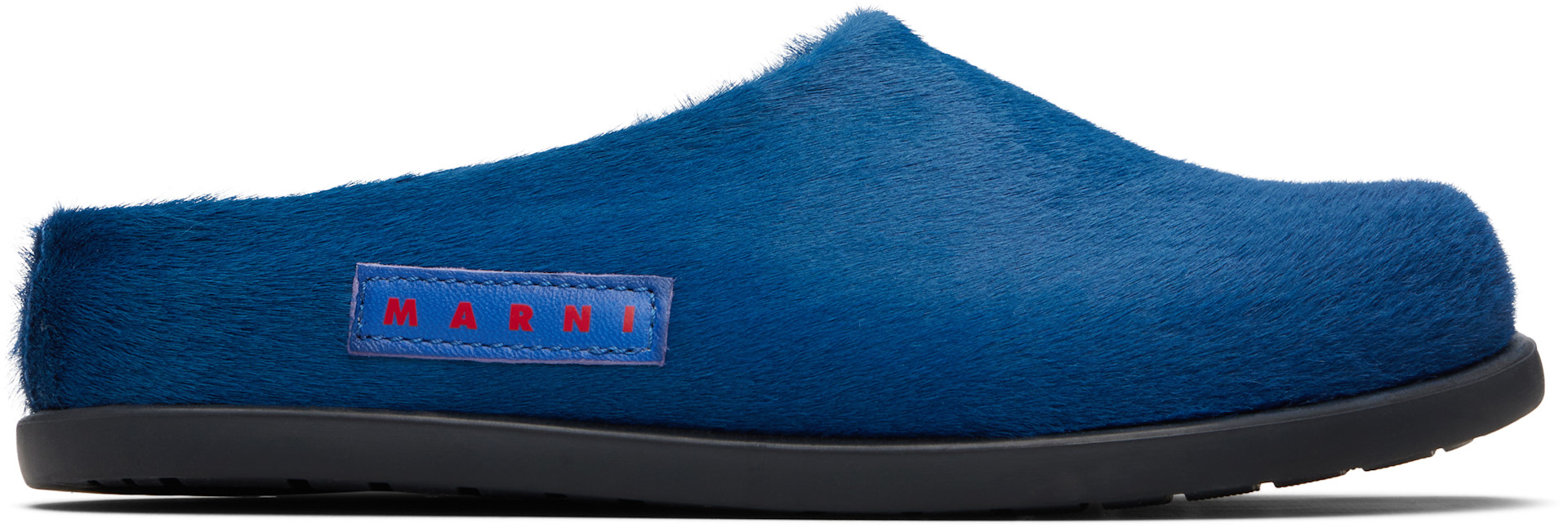 Marni - Kids Blue Fussbett Slip-on Loafers