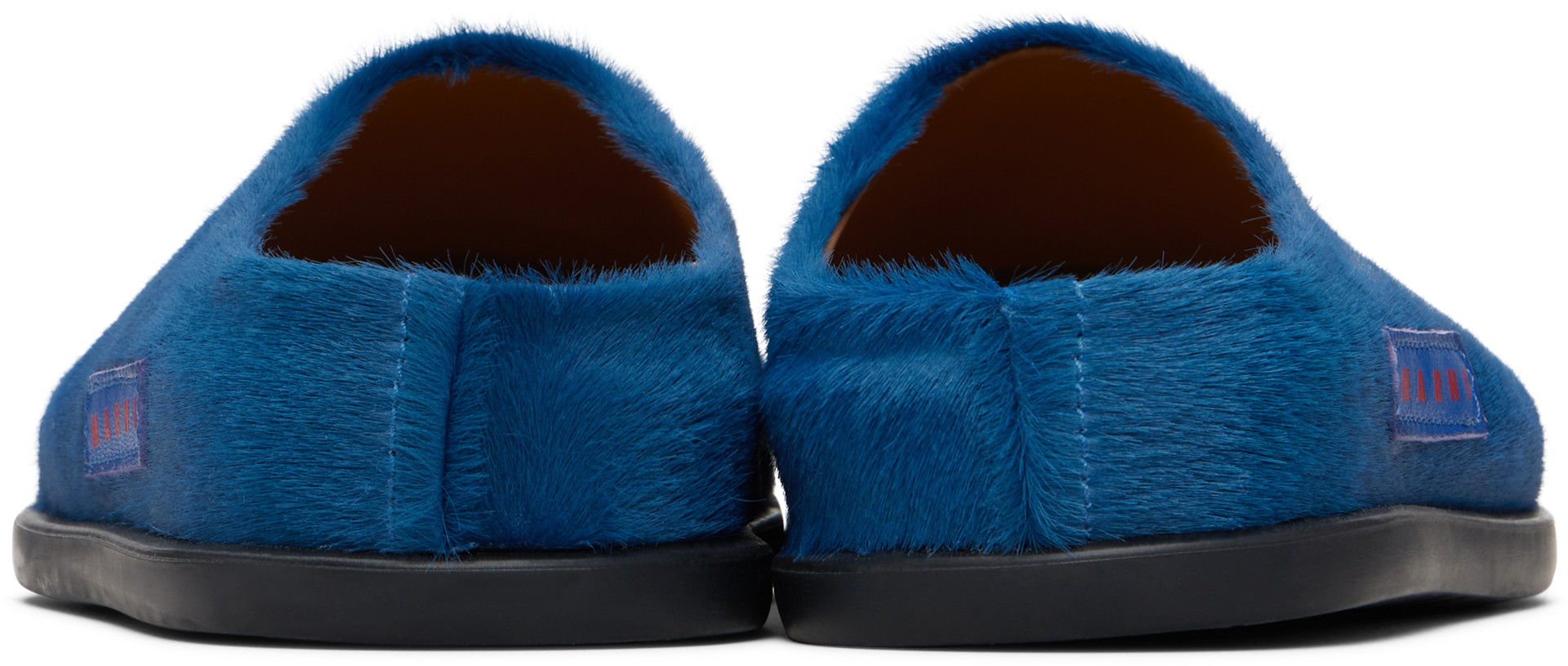 Marni - Kids Blue Fussbett Slip-on Loafers