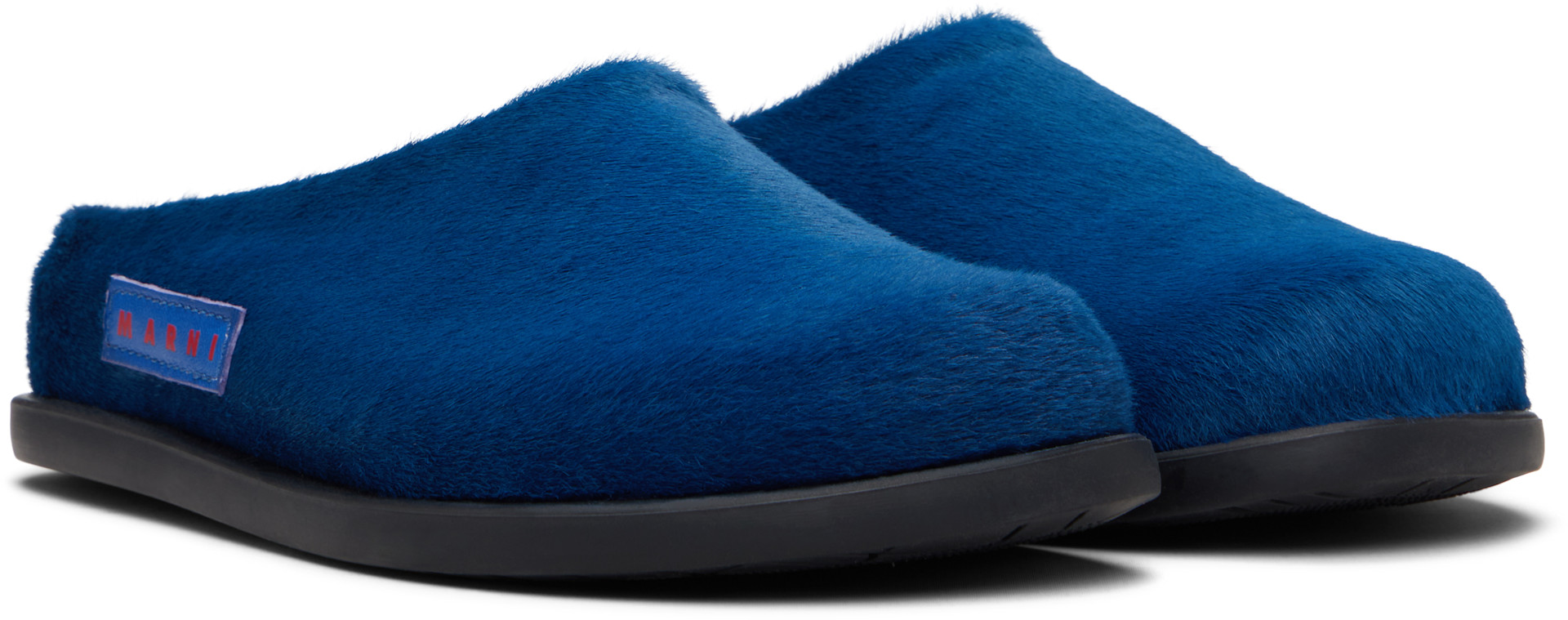 Marni - Kids Blue Fussbett Slip-on Loafers
