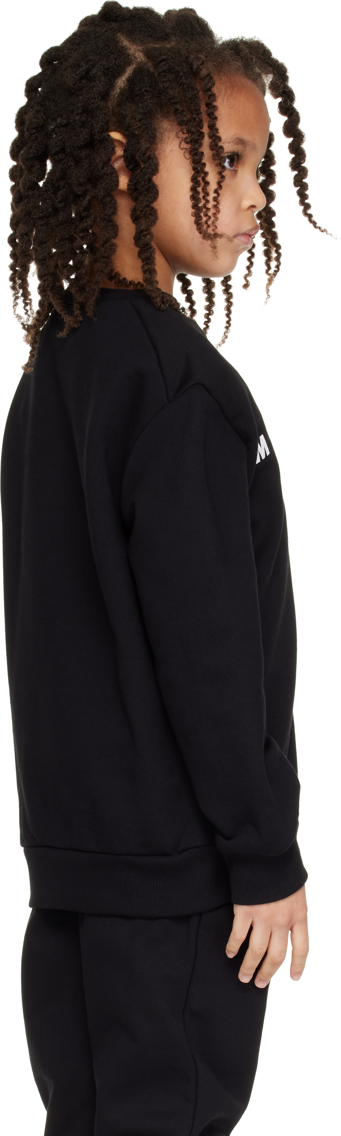 Marni - Enfant | Pull molletonné noir en coton