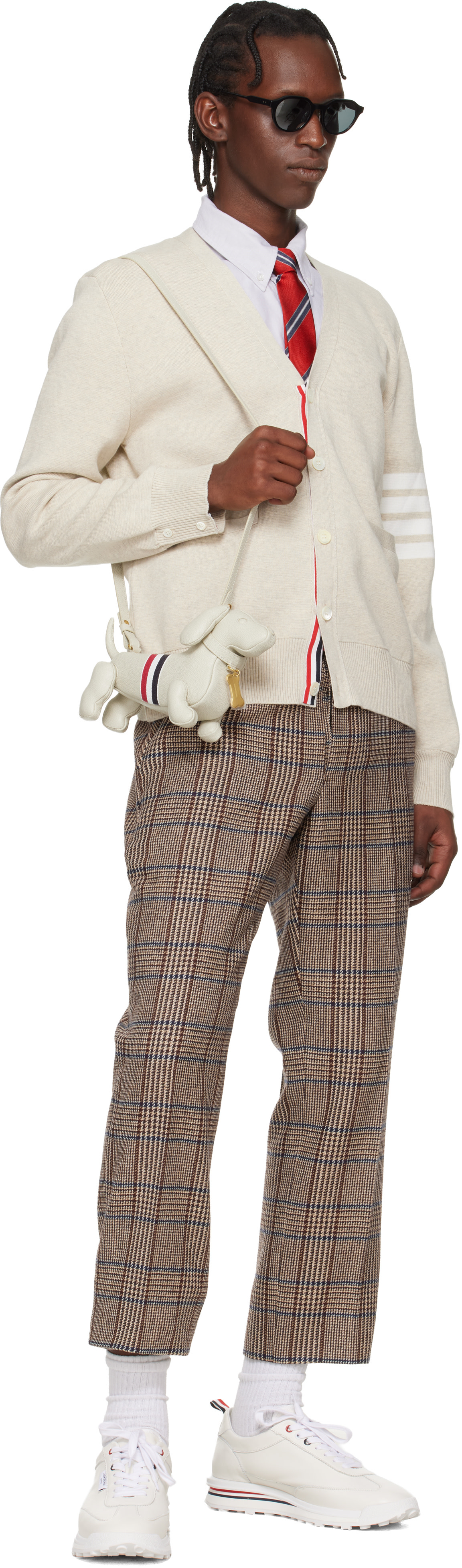 Thom Browne - オフホワイト ミニ Hector バッグ
