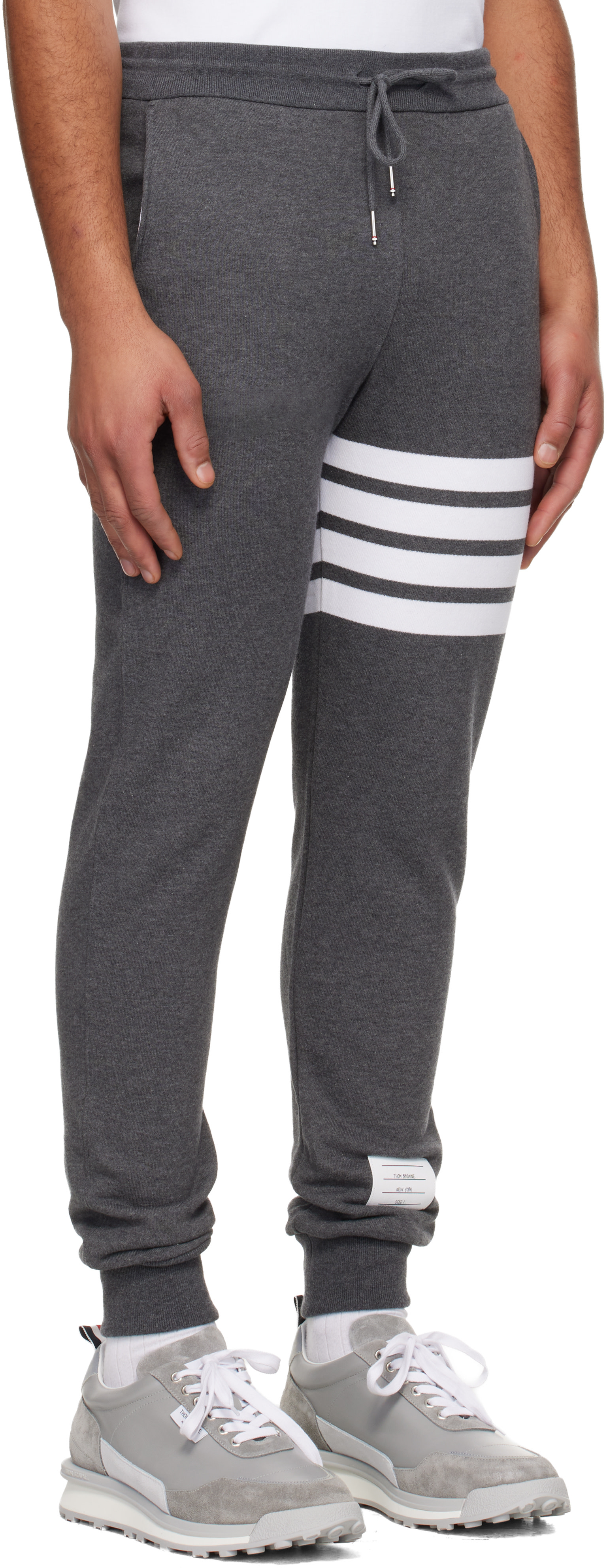 Thom Browne - グレー Classic Loopback 4-Bar スウェットパンツ