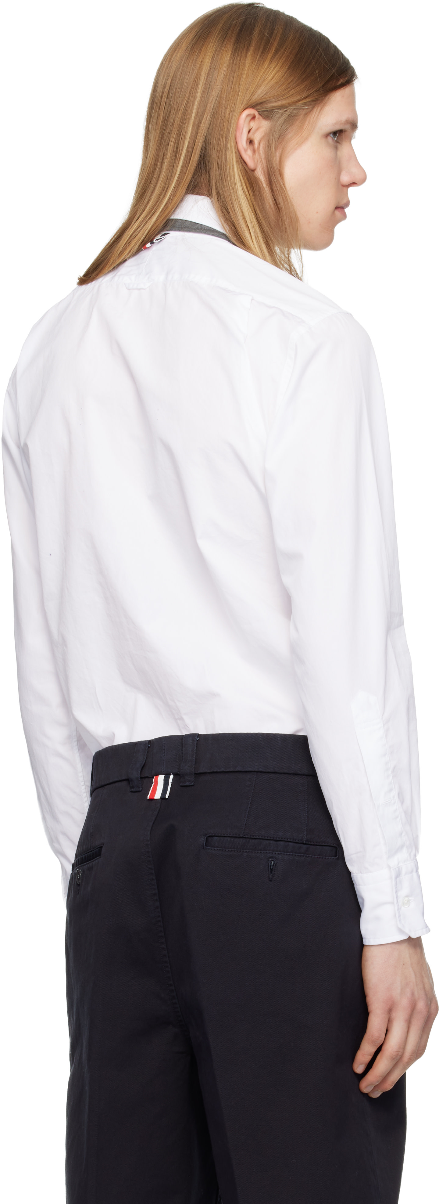 Thom Browne - 화이트 옥스포드 셔츠