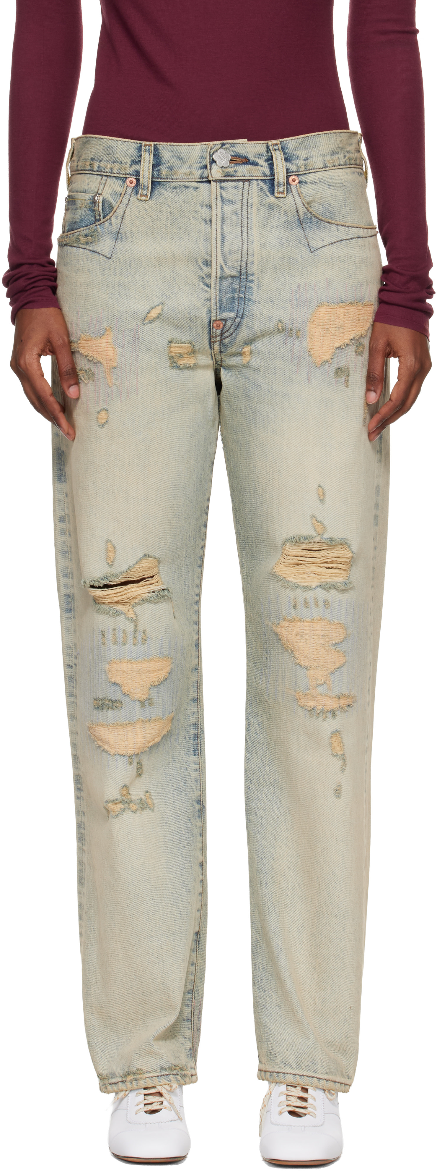 Kenzo - Jean droit bleu