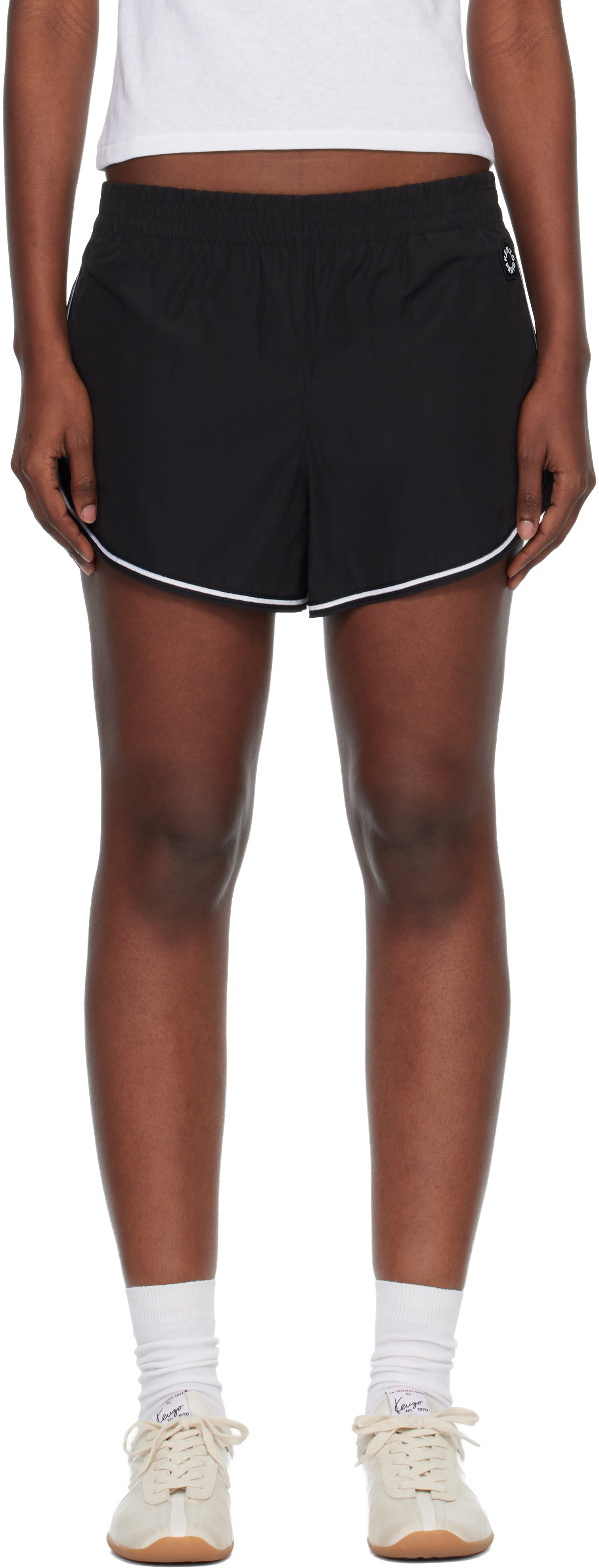 Kenzo - Short noir - BOKE FLOWER 2.0