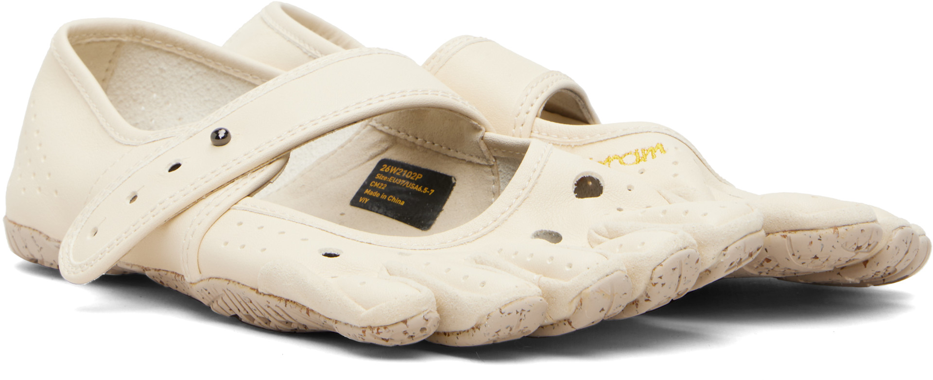 Vibram FiveFingers - Chaussures Performa Jane EVO blanc cassé