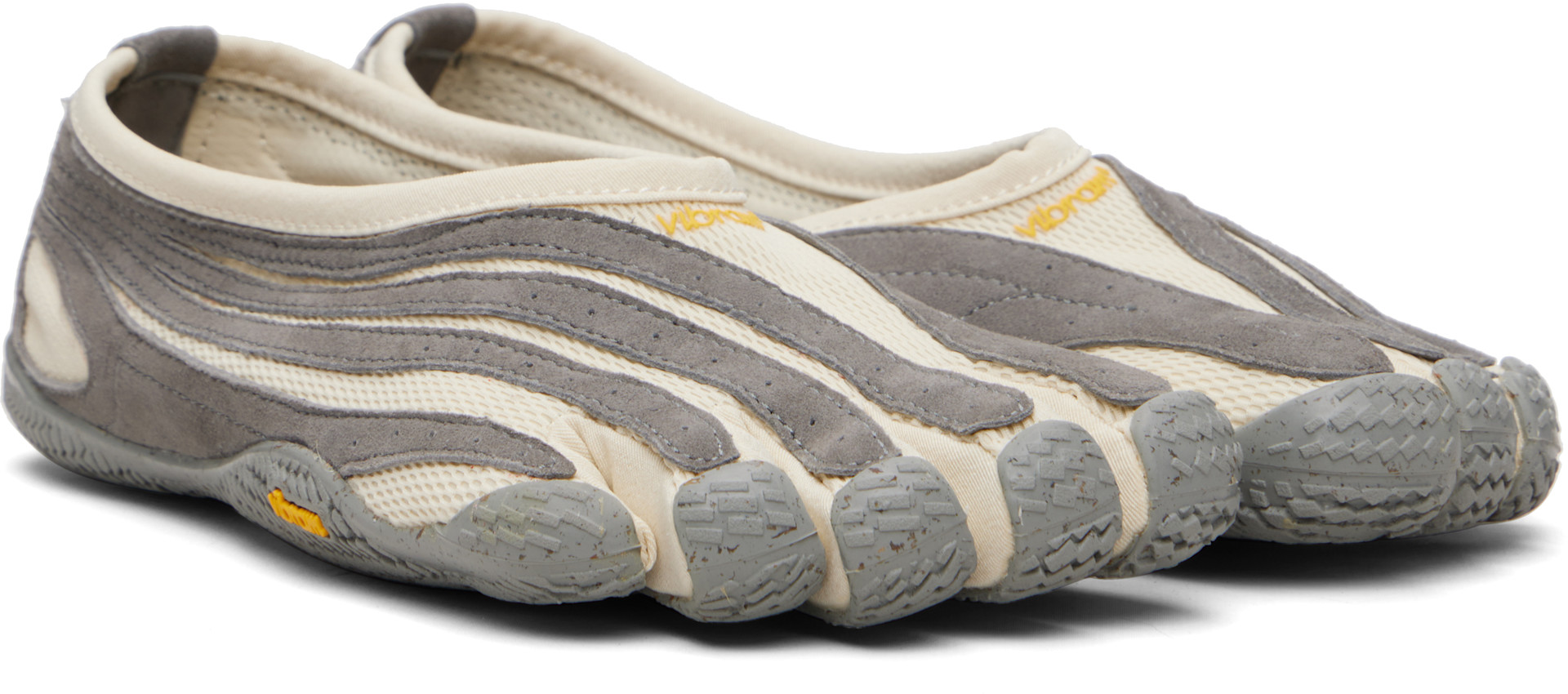 Vibram FiveFingers: Off-White & Gray Jaya EVO Shoes | SSENSE Argentina