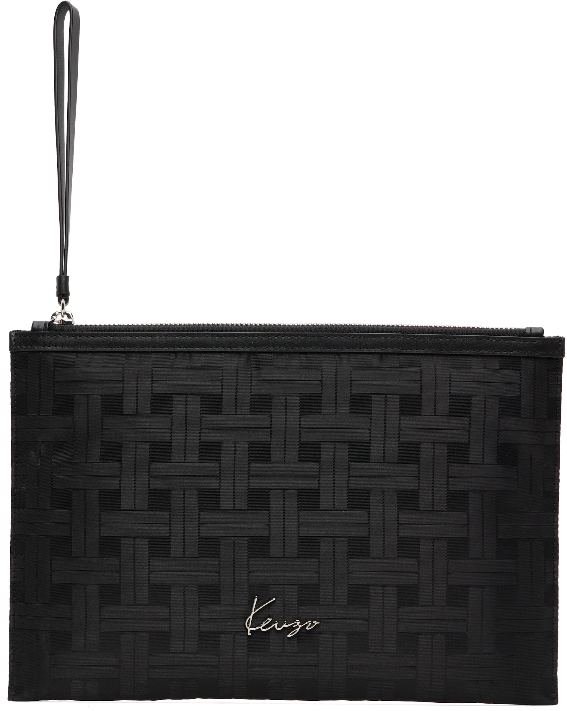 KENZO レザー ファニーパック 黒 Black 'KENZO Furoshiki' Mini Leather Bag by Kenzo on Sale