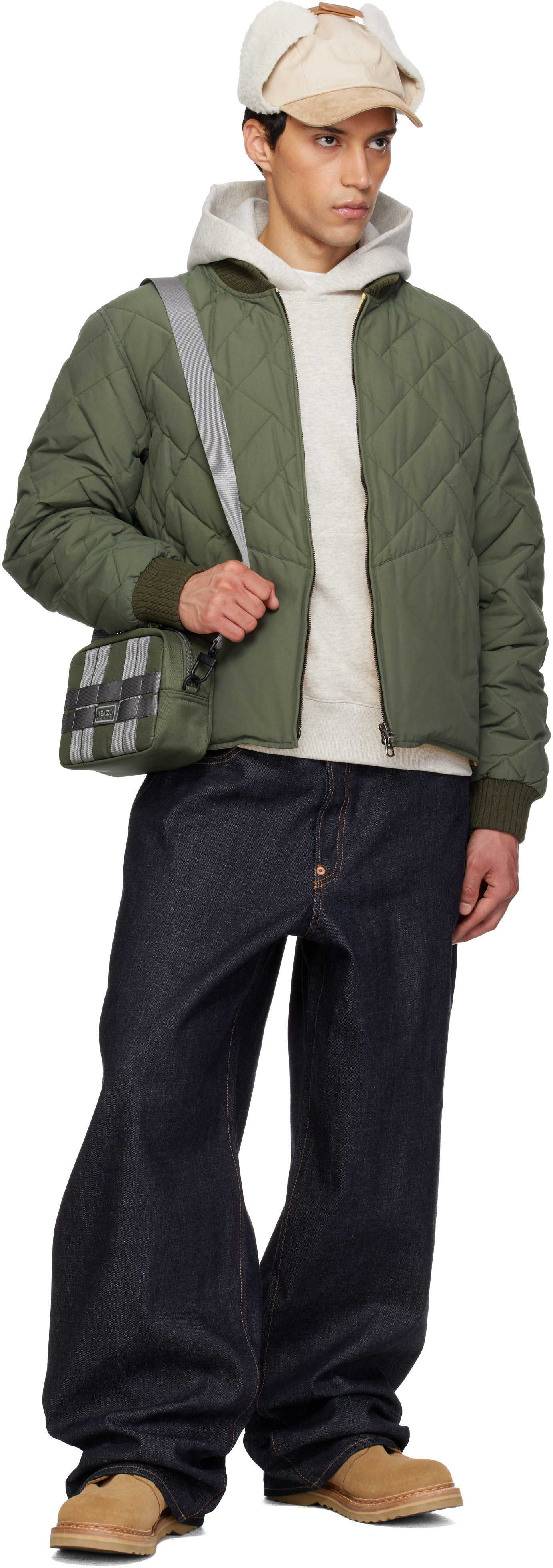 Kenzo - Khaki Kenzo Paris Crossbody Bag
