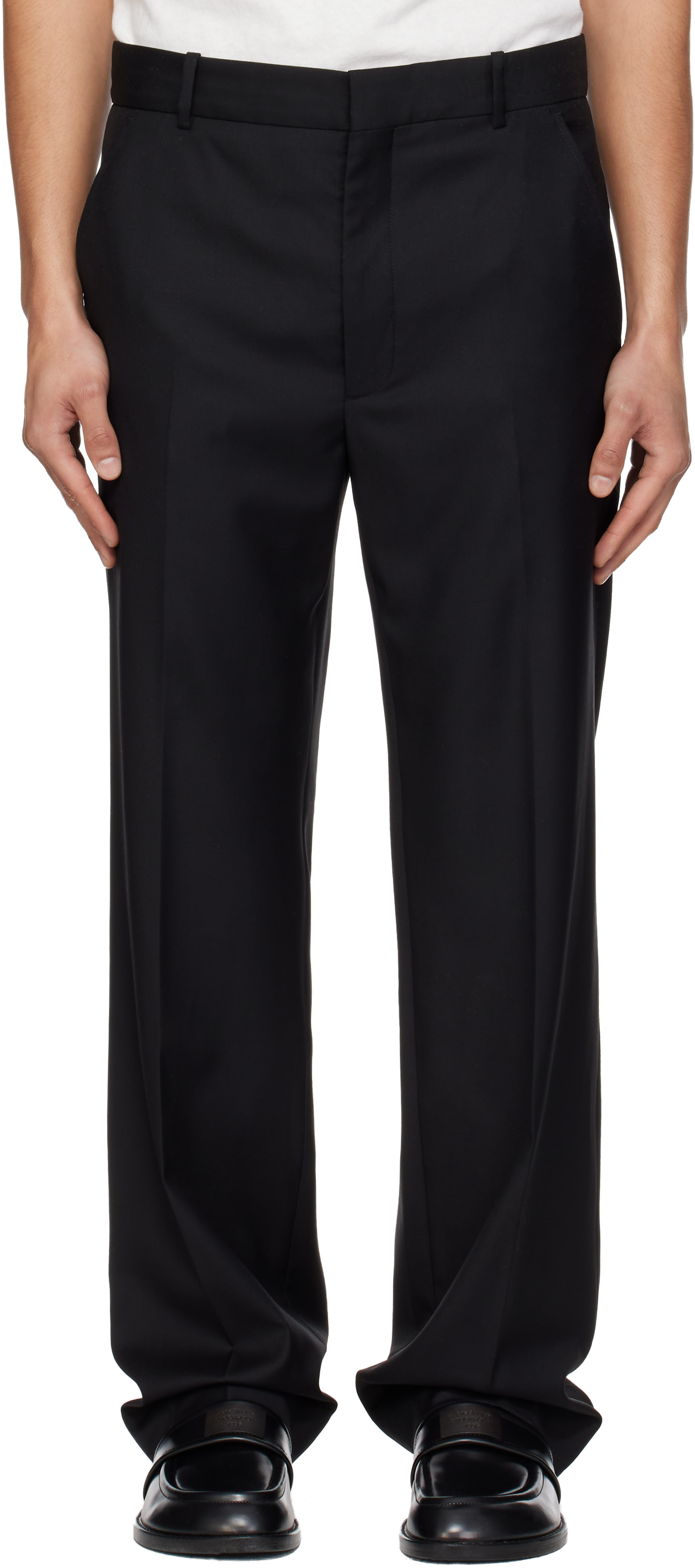Kenzo - Black Kenzo Paris Straight Tailored Trousers