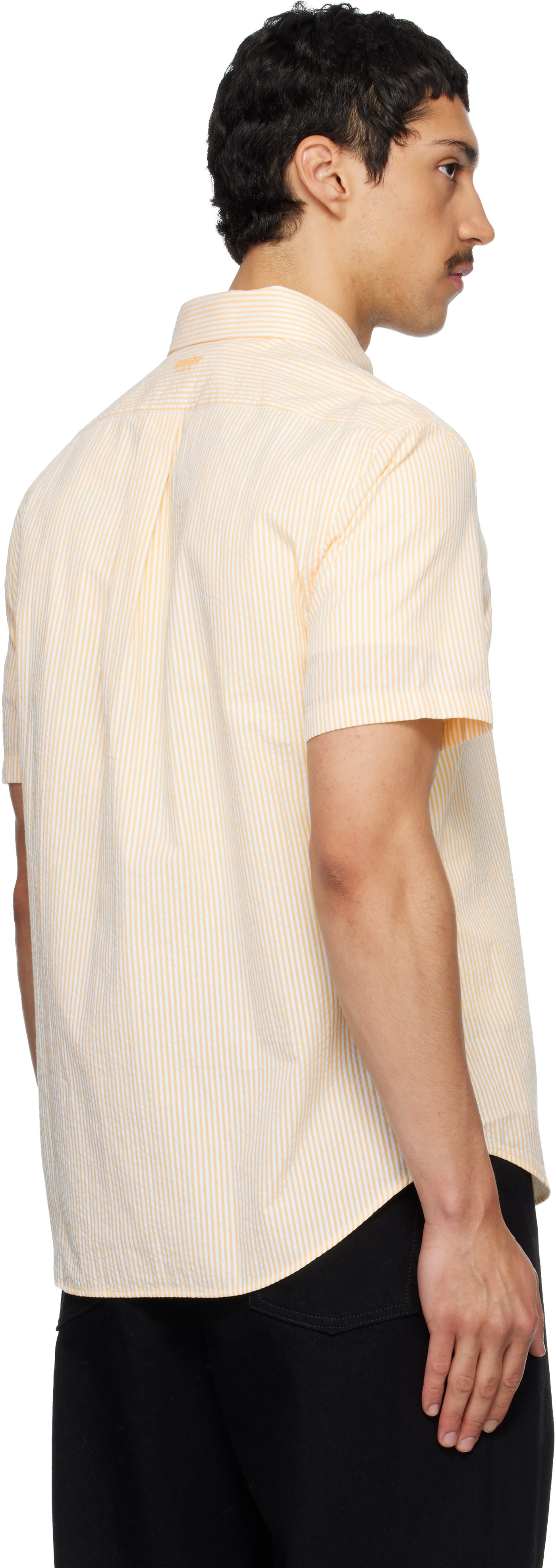 Kenzo: Yellow Kenzo Paris 'Boke Flower' Short Sleeve Shirt | SSENSE