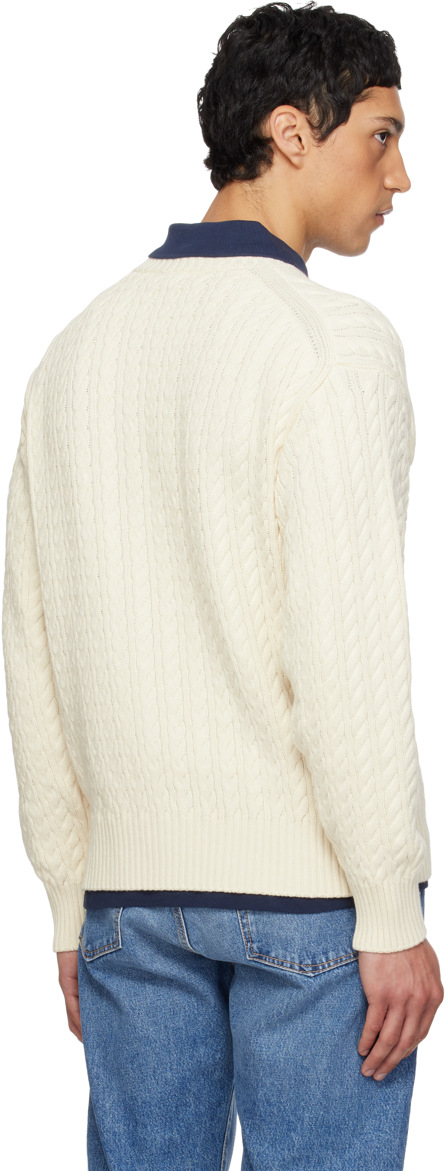 Kenzo - Off-White Kenzo Paris 'Boke Flower' Knit Sweater