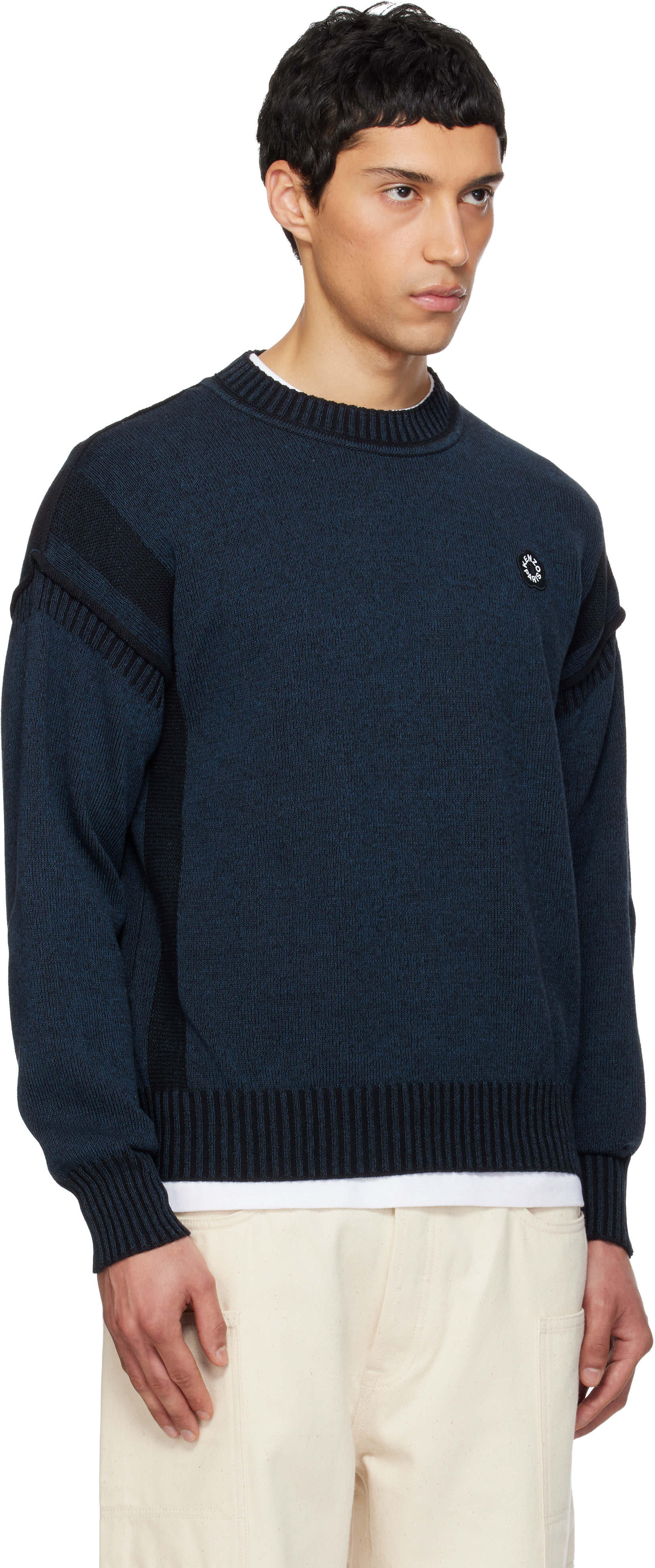 Kenzo - Pull bleu marine - BOKE FLOWER 2.0