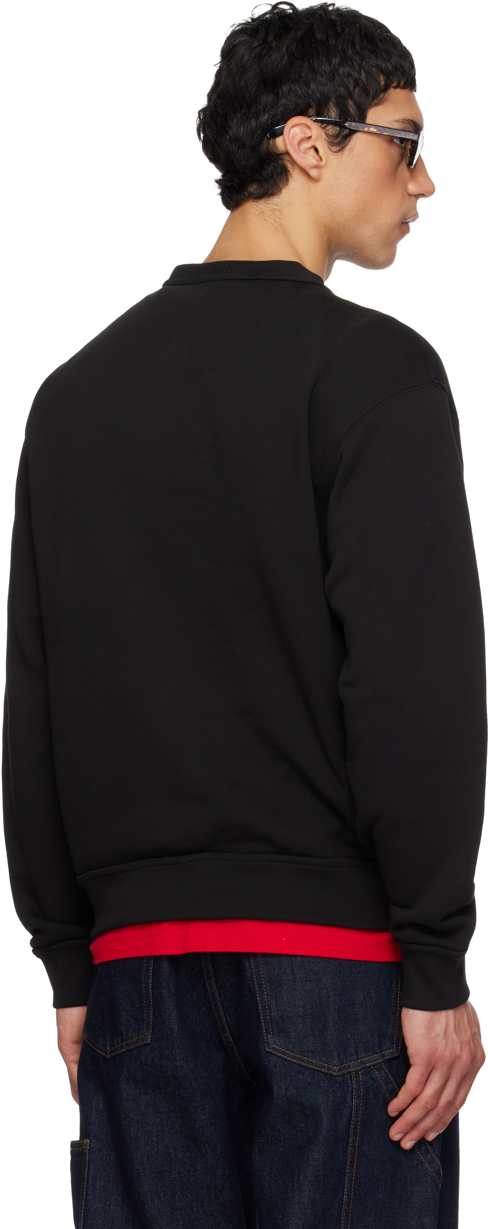 Kenzo - Pull molletonné noir à logo brodé - KENZO Winter Holidays