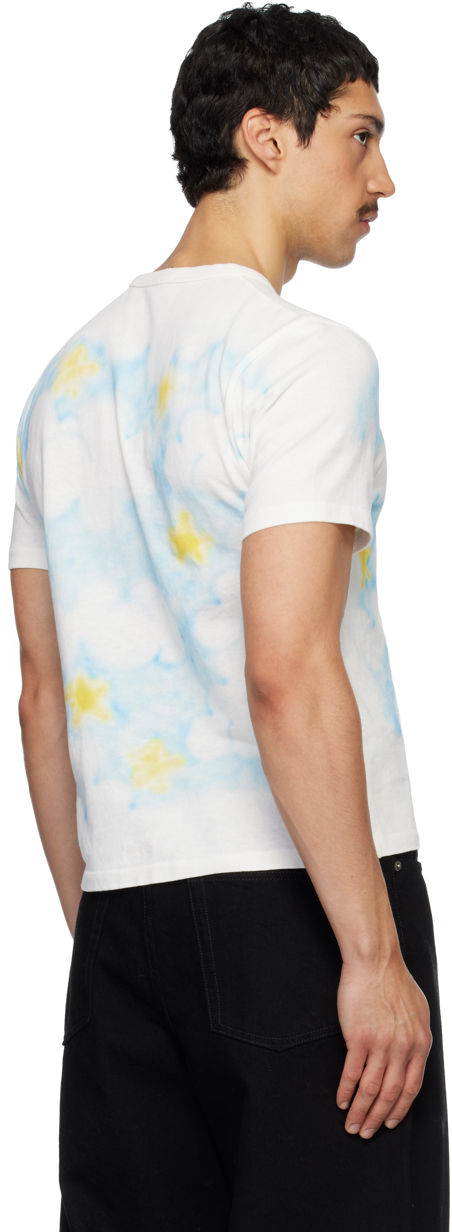 Kenzo: Off-White Kenzo Paris 'KENZO Cartoon' Slim T-shirt | SSENSE