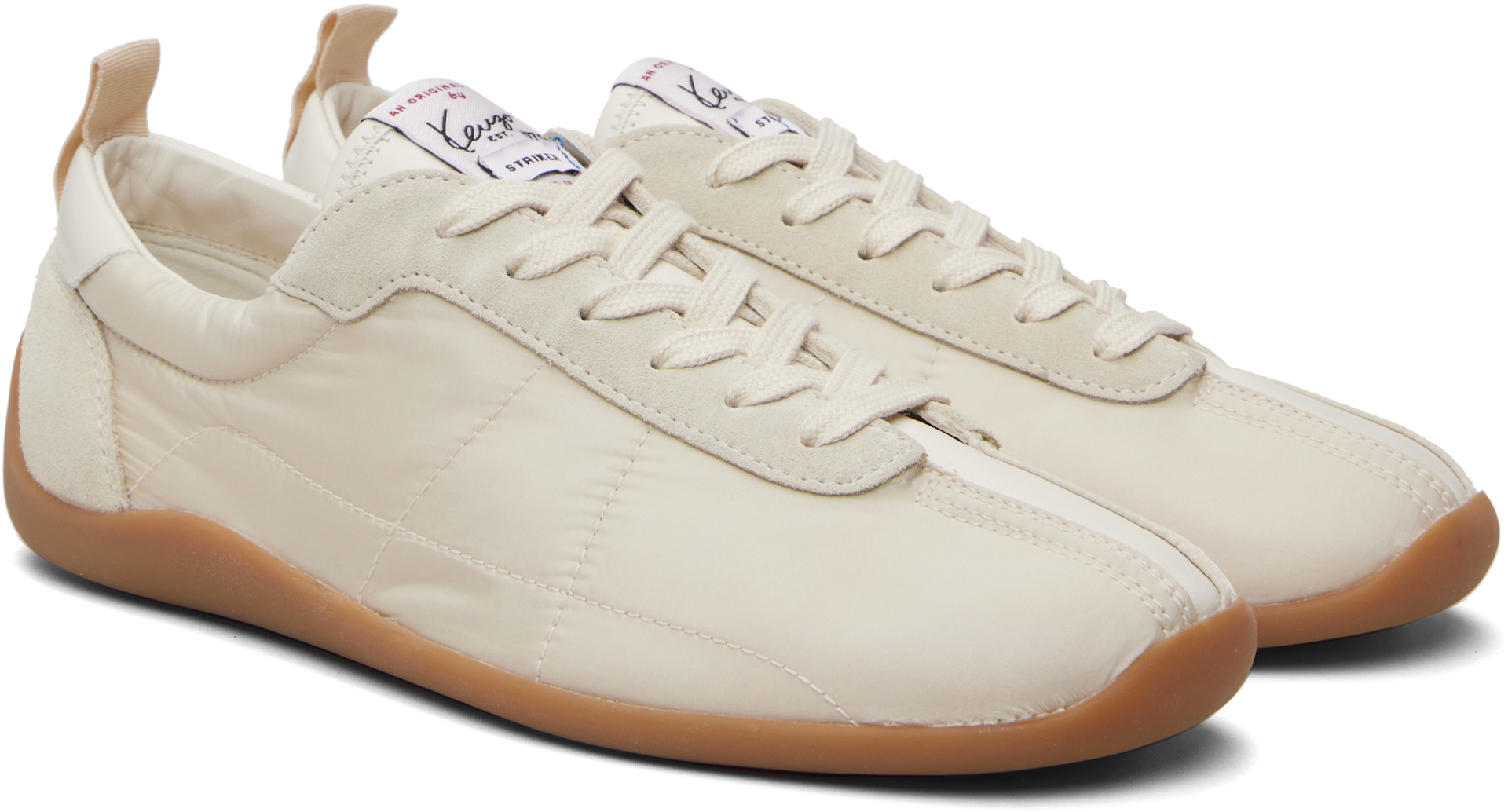 Kenzo - Baskets basses 'KENZO Striker' blanc cassé