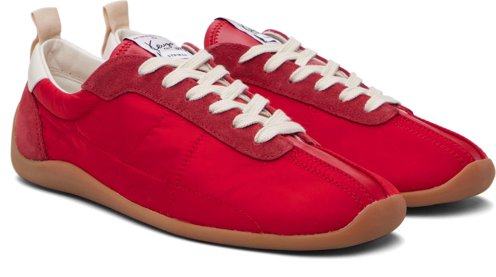 Kenzo - Red Kenzo Paris 'KENZO Striker' Low Top Sneakers