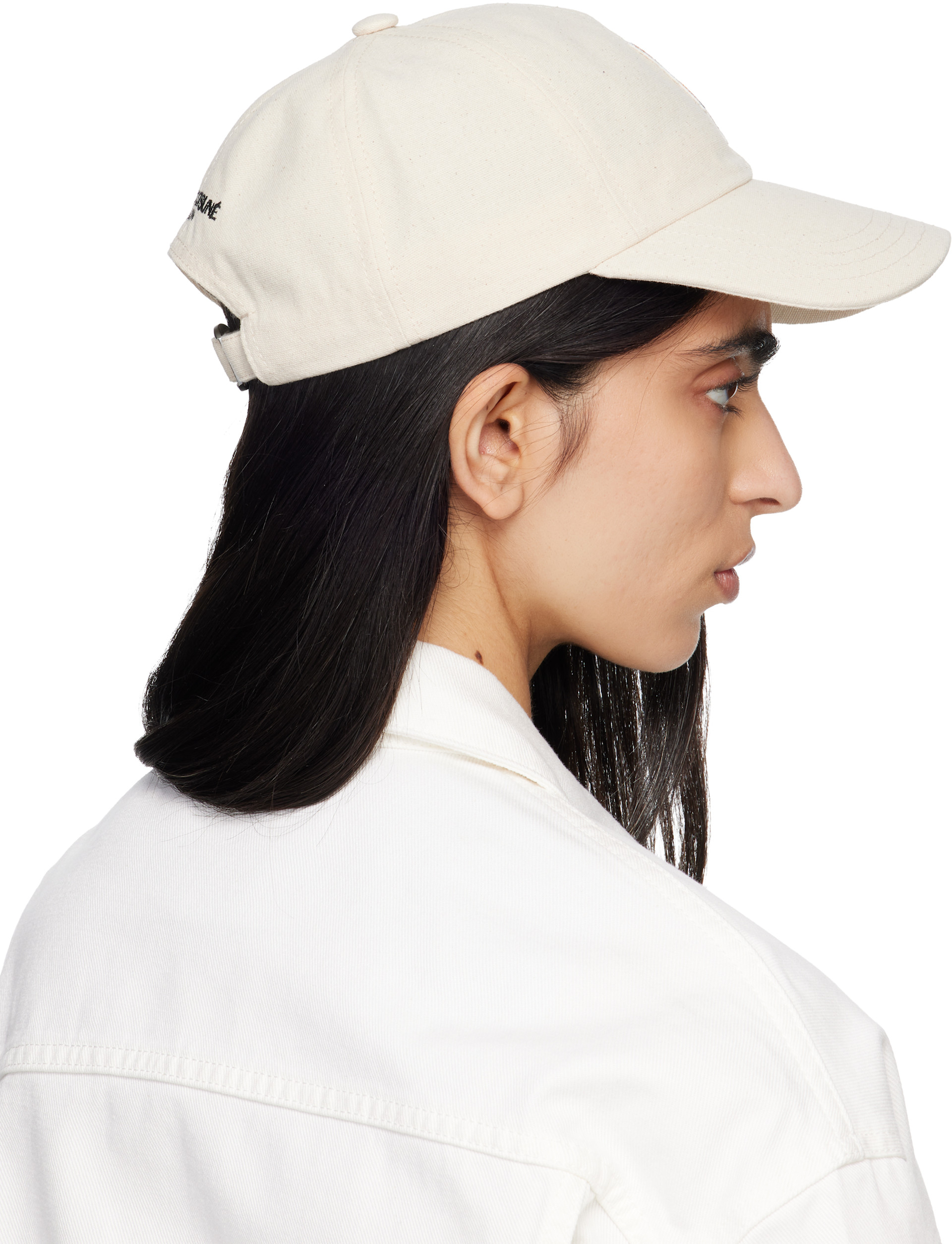 Maison Kitsuné: Beige Dressed Fox Cap | SSENSE