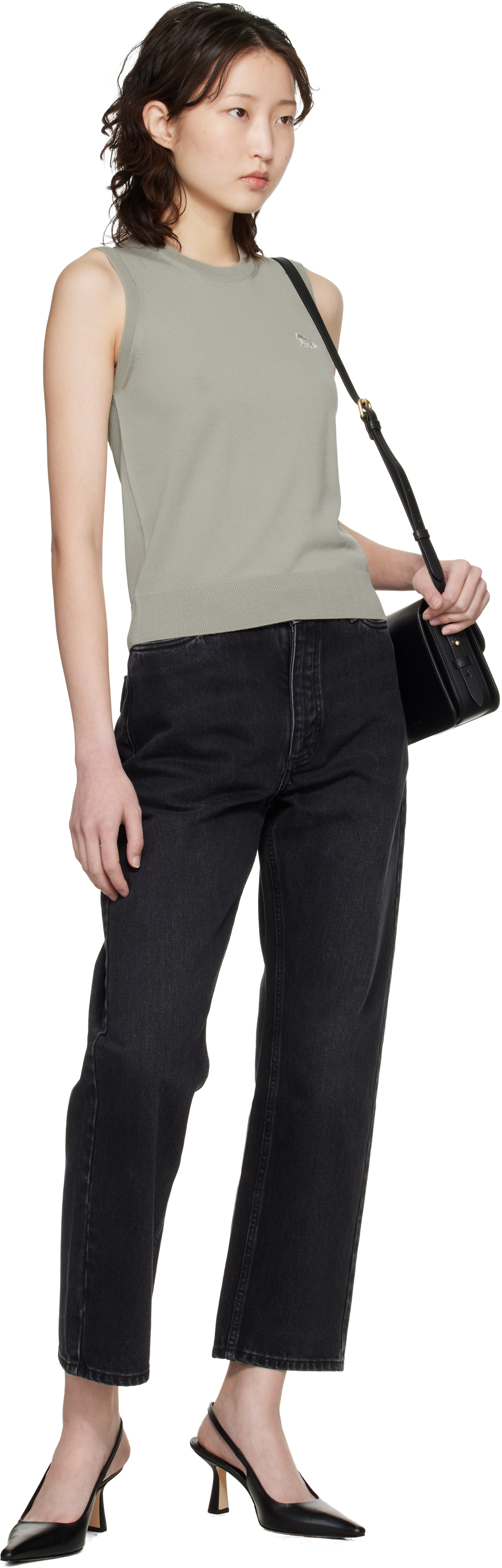 Maison Kitsuné - Sac Edie noir