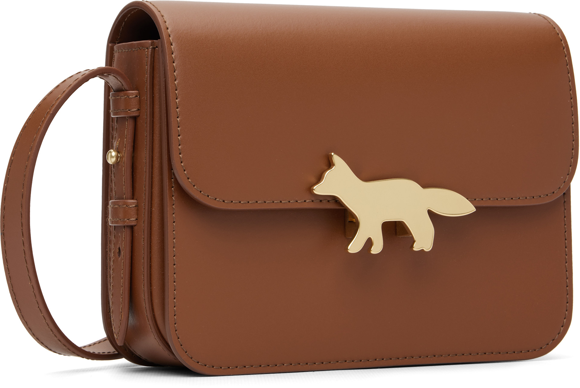Maison Kitsuné - Sac Edie brun clair