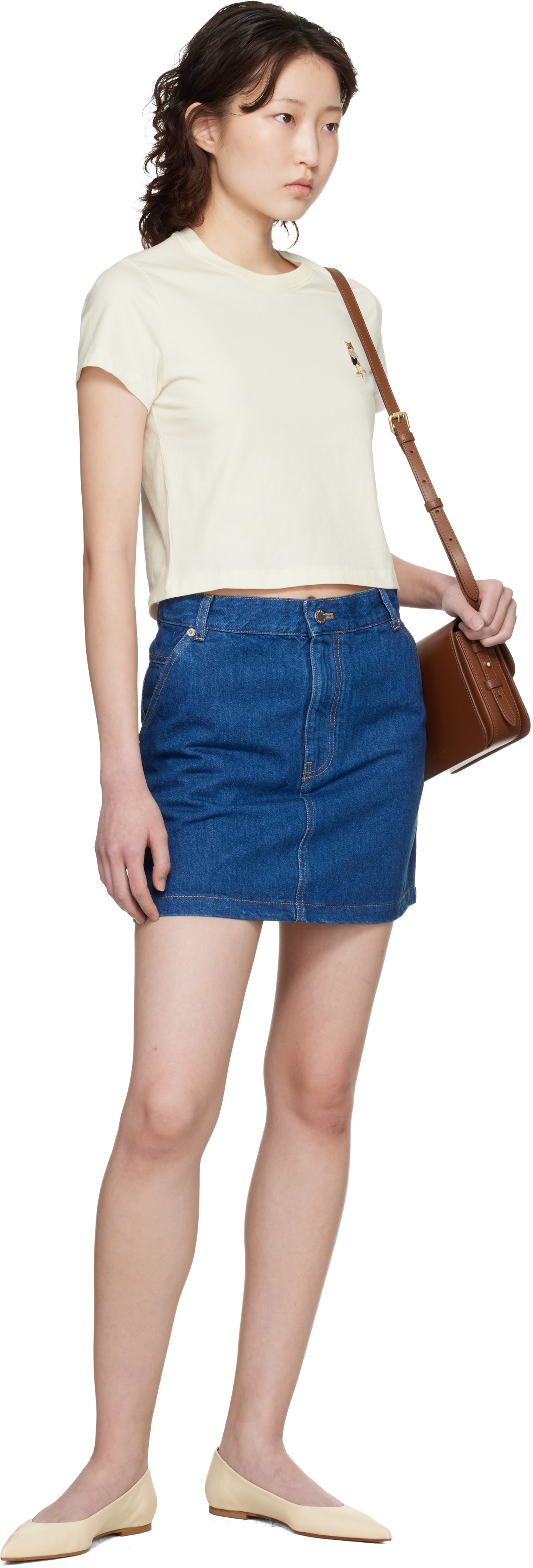 Maison Kitsuné - Sac Edie brun clair