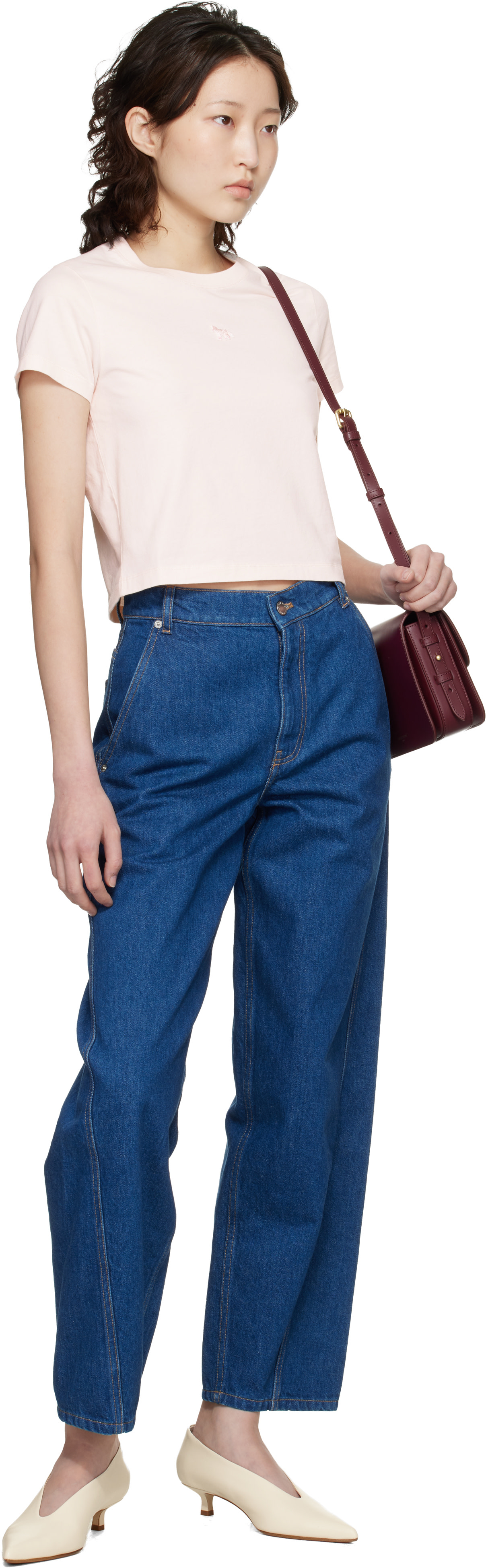 Maison Kitsuné - Jean fuselé bleu