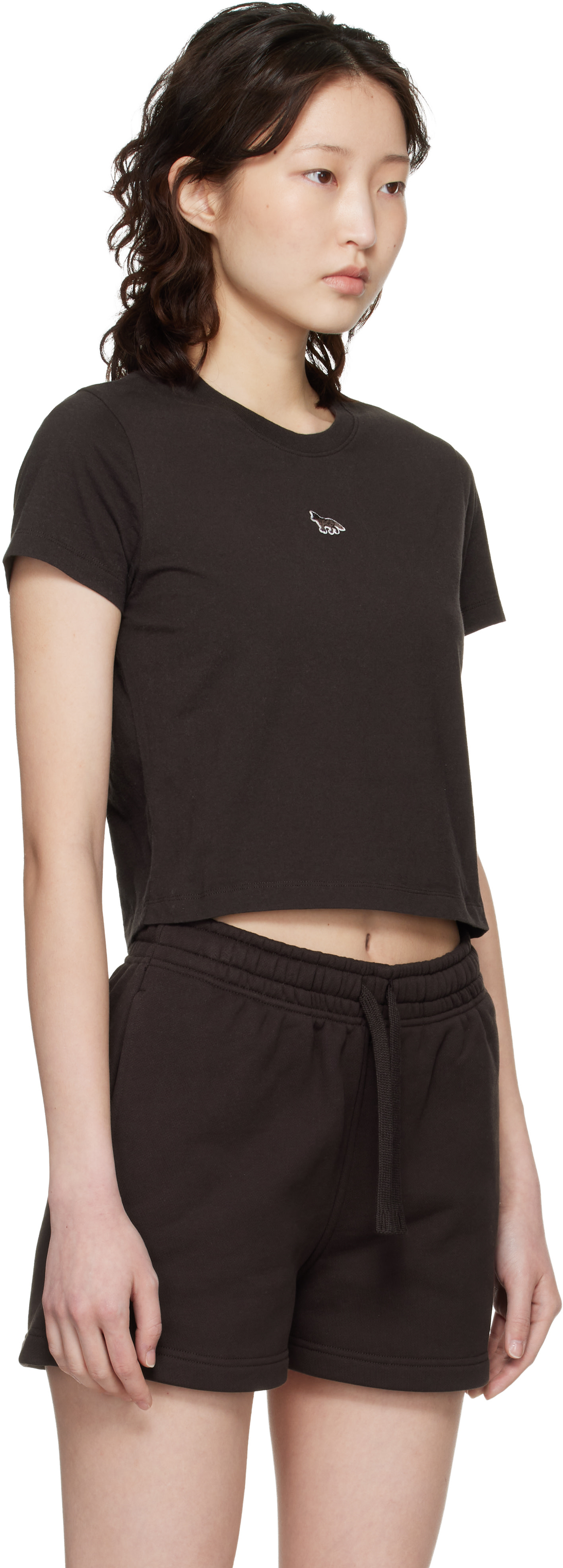 Maison Kitsuné: Brown Baby Fox Baby T-shirt | SSENSE