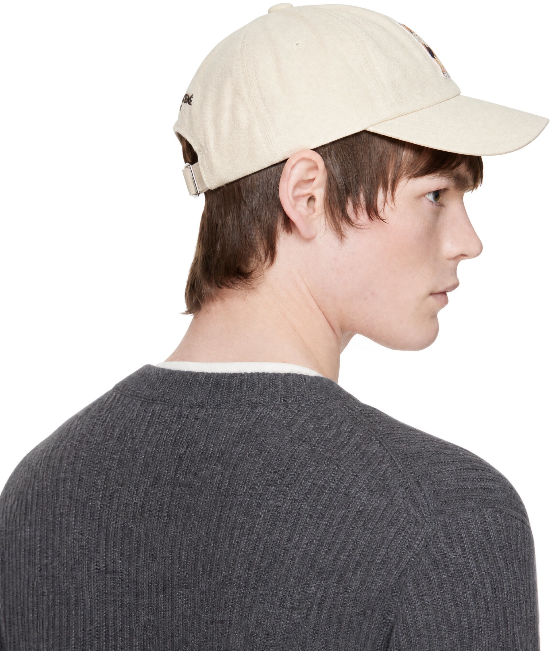 Maison Kitsuné - Off-White Dressed Fox Cap