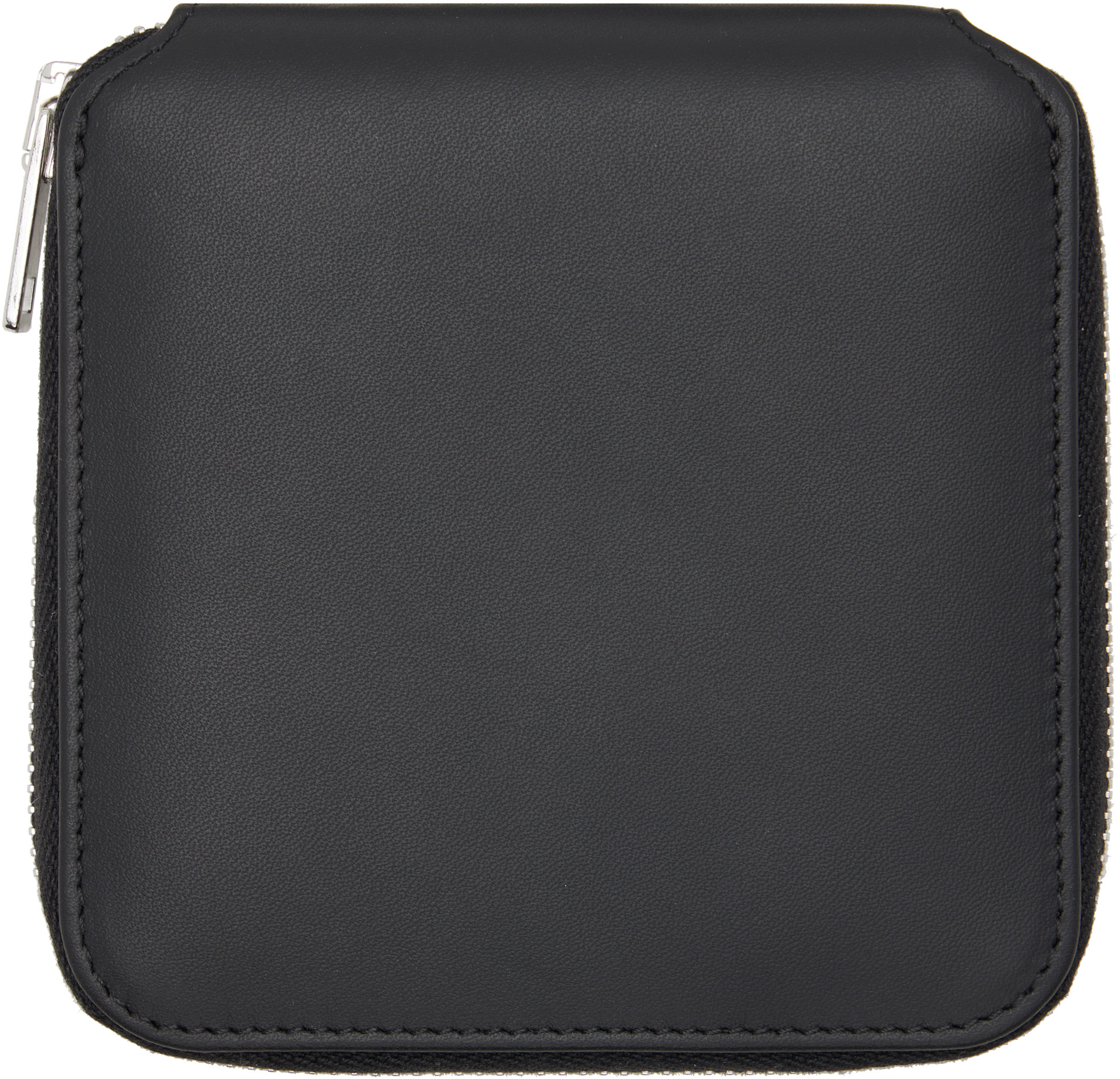 Maison Kitsuné: Black 'Maison Kitsuné Paris' Wallet | SSENSE