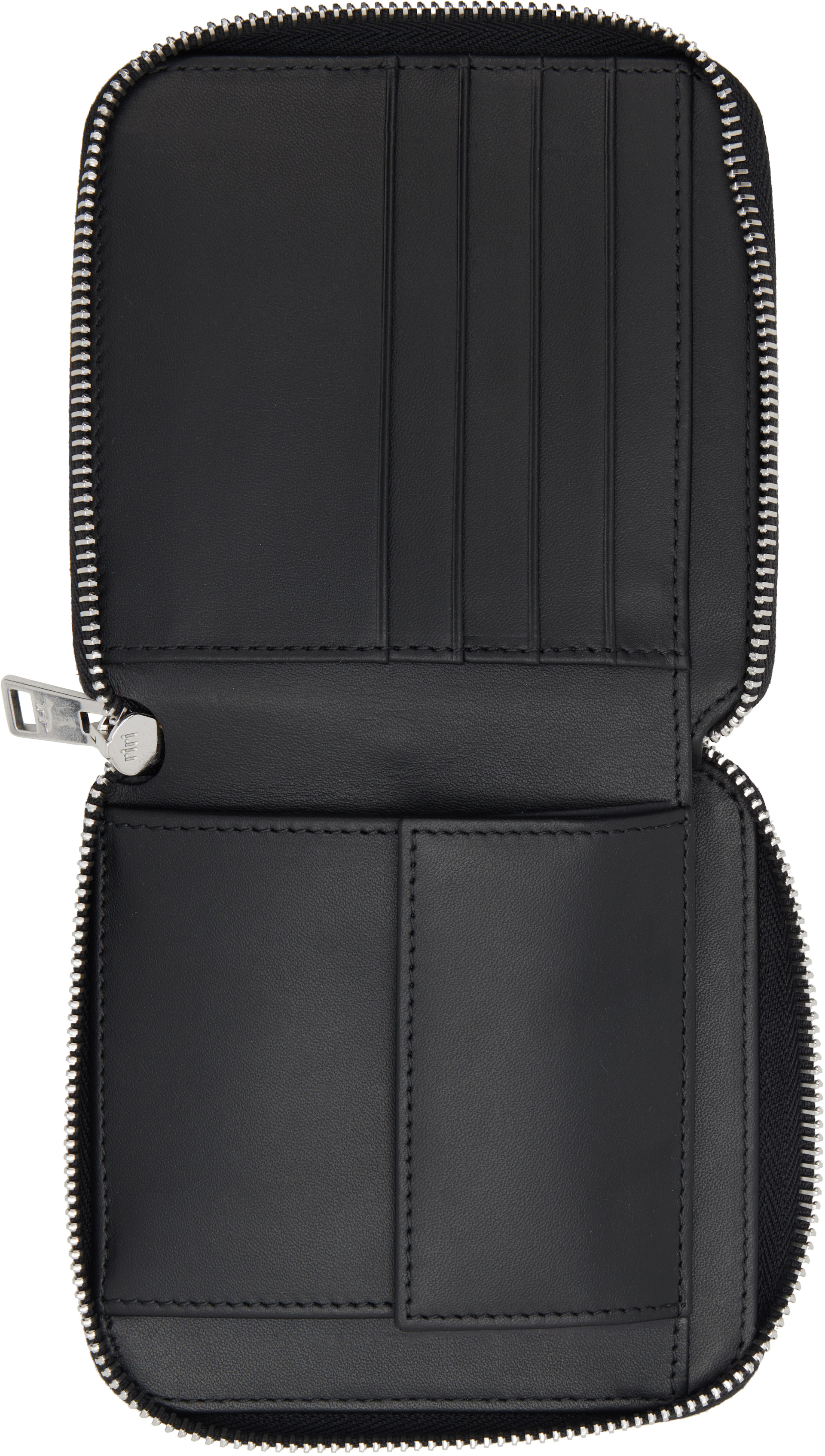 Maison Kitsuné: Black 'Maison Kitsuné Paris' Wallet | SSENSE